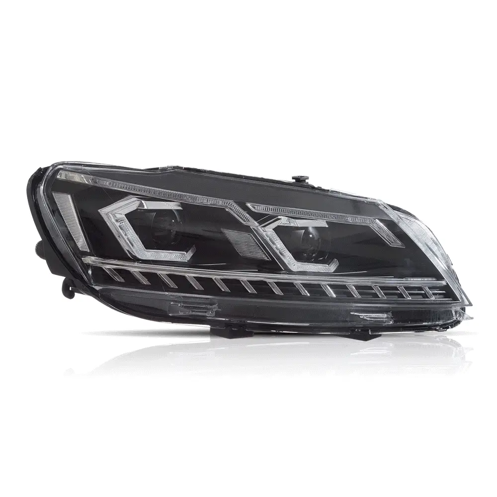 VLAND Dual Beam Projector Headlights For Volkswagen VW Passat 2011-2015 W/Start-up Animation - Image 10
