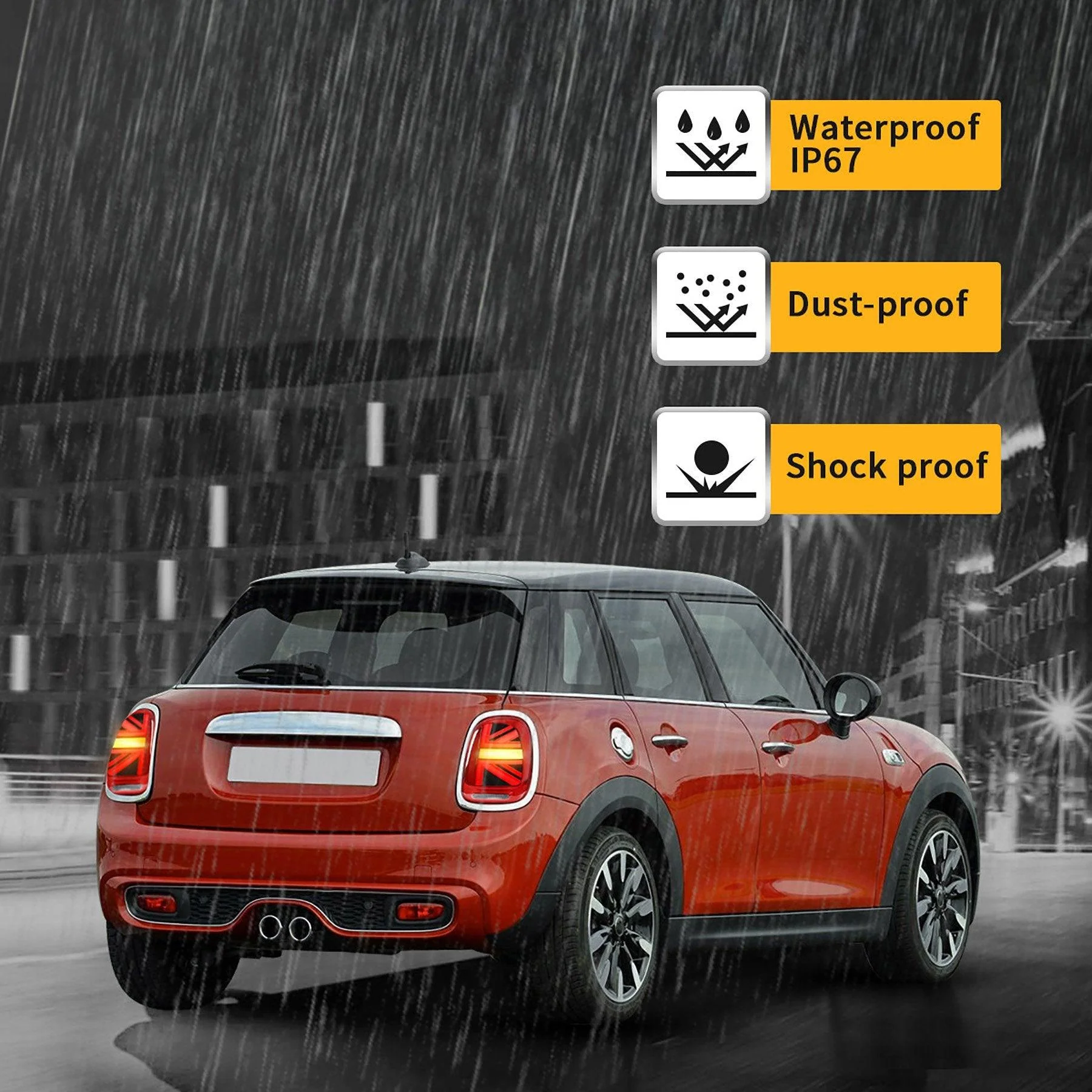 VLAND LED Tail lights For BMW Mini Hatch (Mini Cooper) F55 F56 F57 2014-2020 with Running Brake Reverse And Turning Light[E-MARK] - Image 7