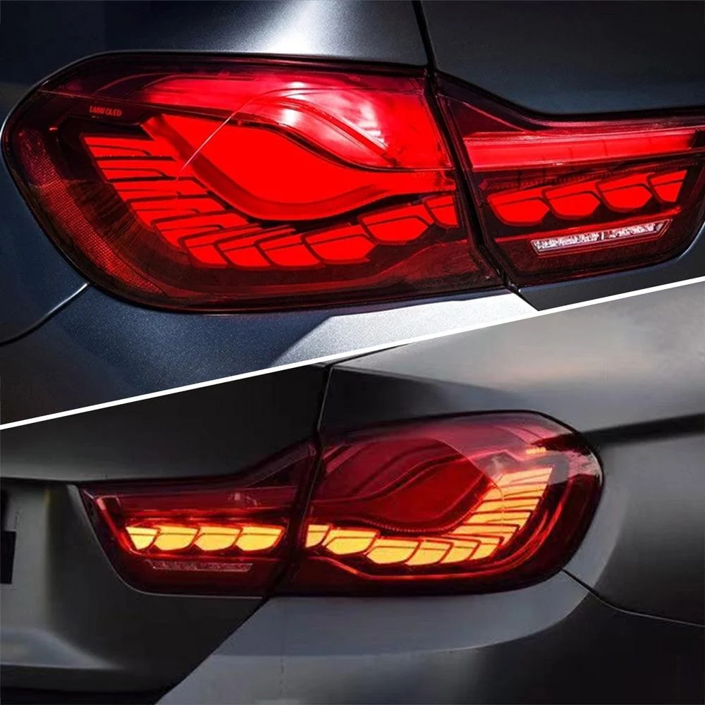 VLAND OLED Tail Lights For BMW M4 GTS F32 F33 F82 F36 F83 4-Series 2014-2020 [E-MARK, DOT.] - Image 12
