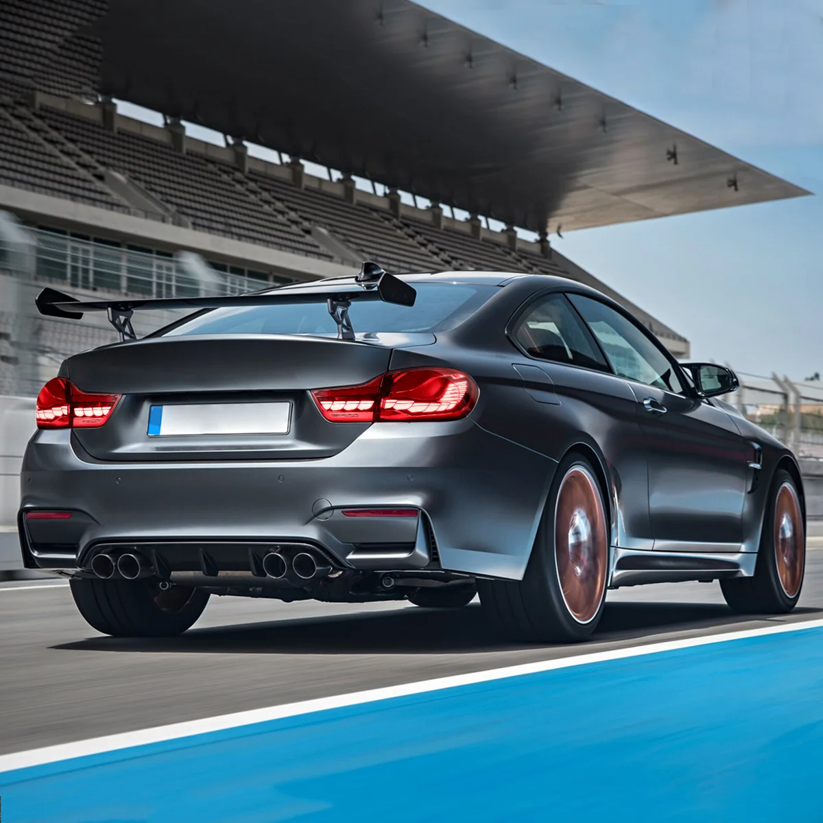 VLAND OLED Tail Lights For BMW M4 GTS F32 F33 F82 F36 F83 4-Series 2014-2020 [E-MARK, DOT.] - Image 14
