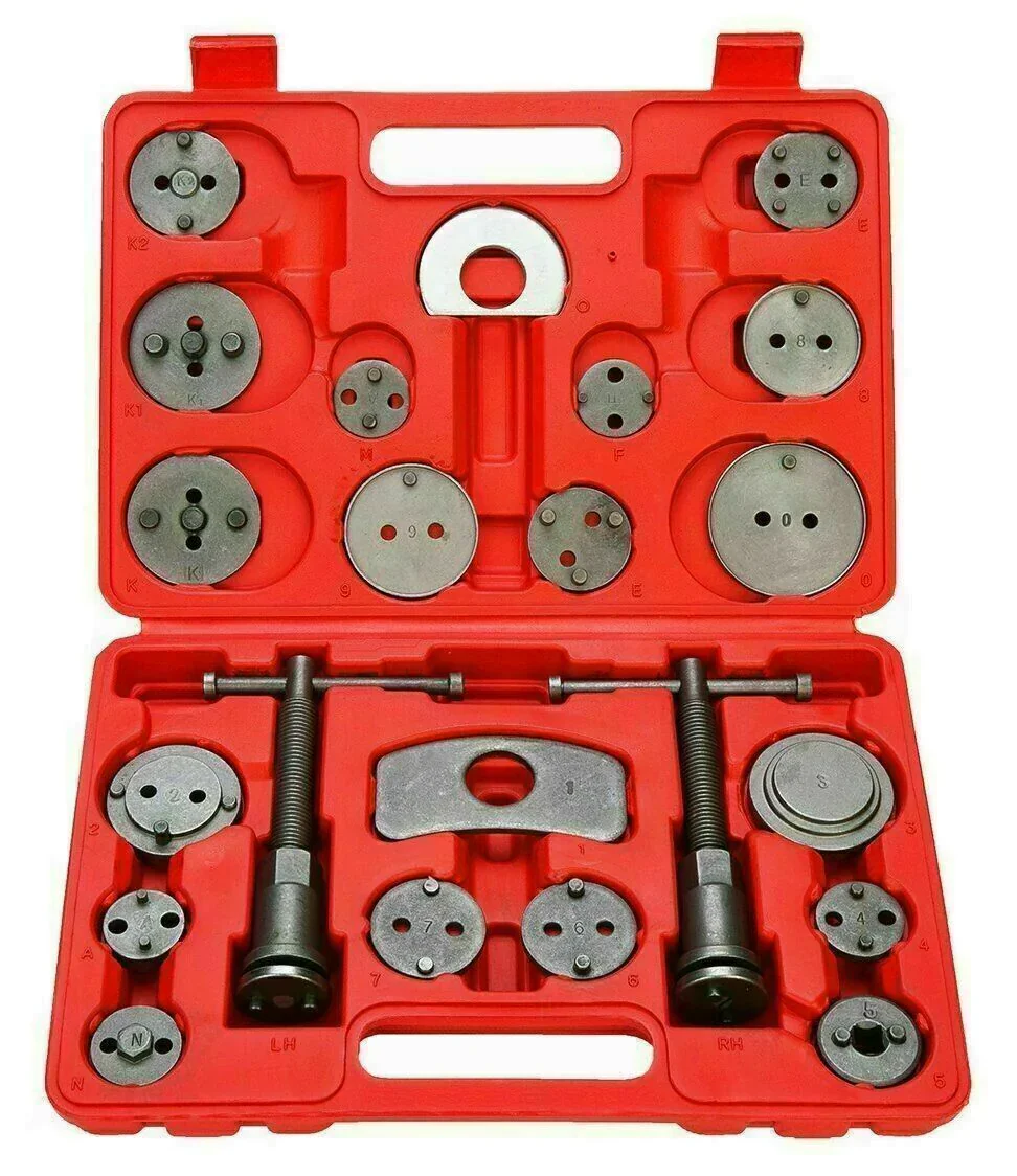 22Pcs/Set Universal Car Disc Brake Caliper Wind Back Tool Kit Piston Pad Compressor Rewind Tools - Image 3