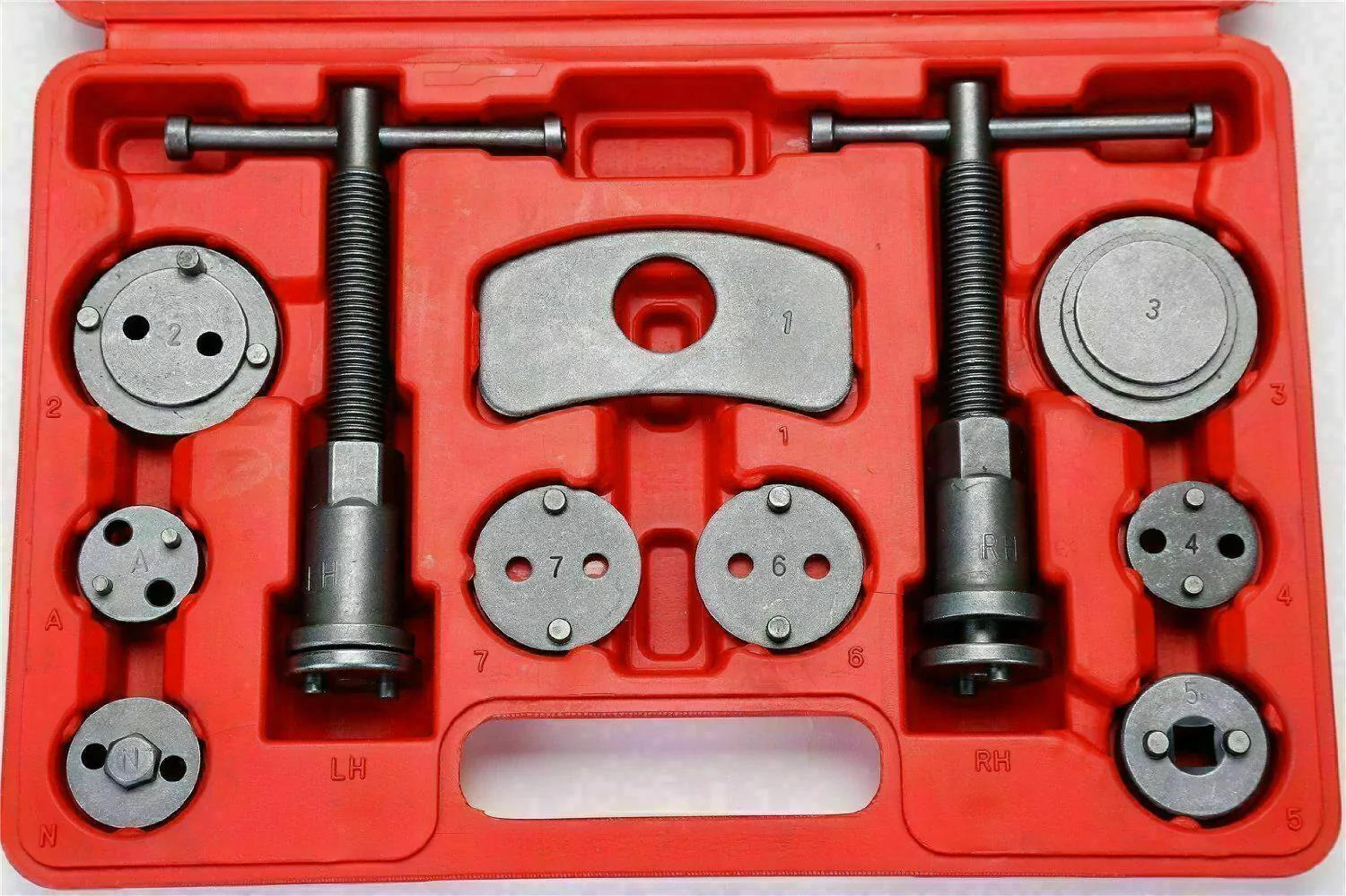 22Pcs/Set Universal Car Disc Brake Caliper Wind Back Tool Kit Piston Pad Compressor Rewind Tools - Image 5
