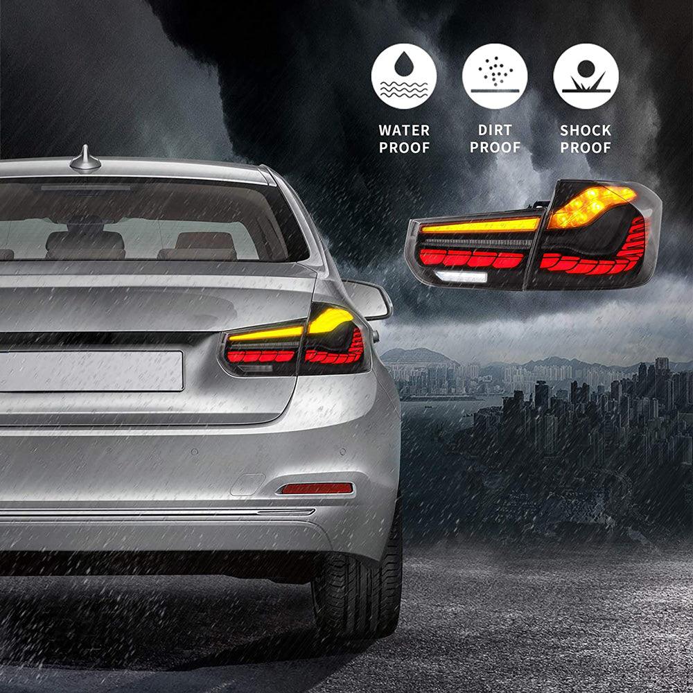 VLAND OLED Tail Lights For BMW 3-Series F30 F35 F80 M3 6th Gen Sedan 2012-2018 [E-MARK. DOT.] - Image 11