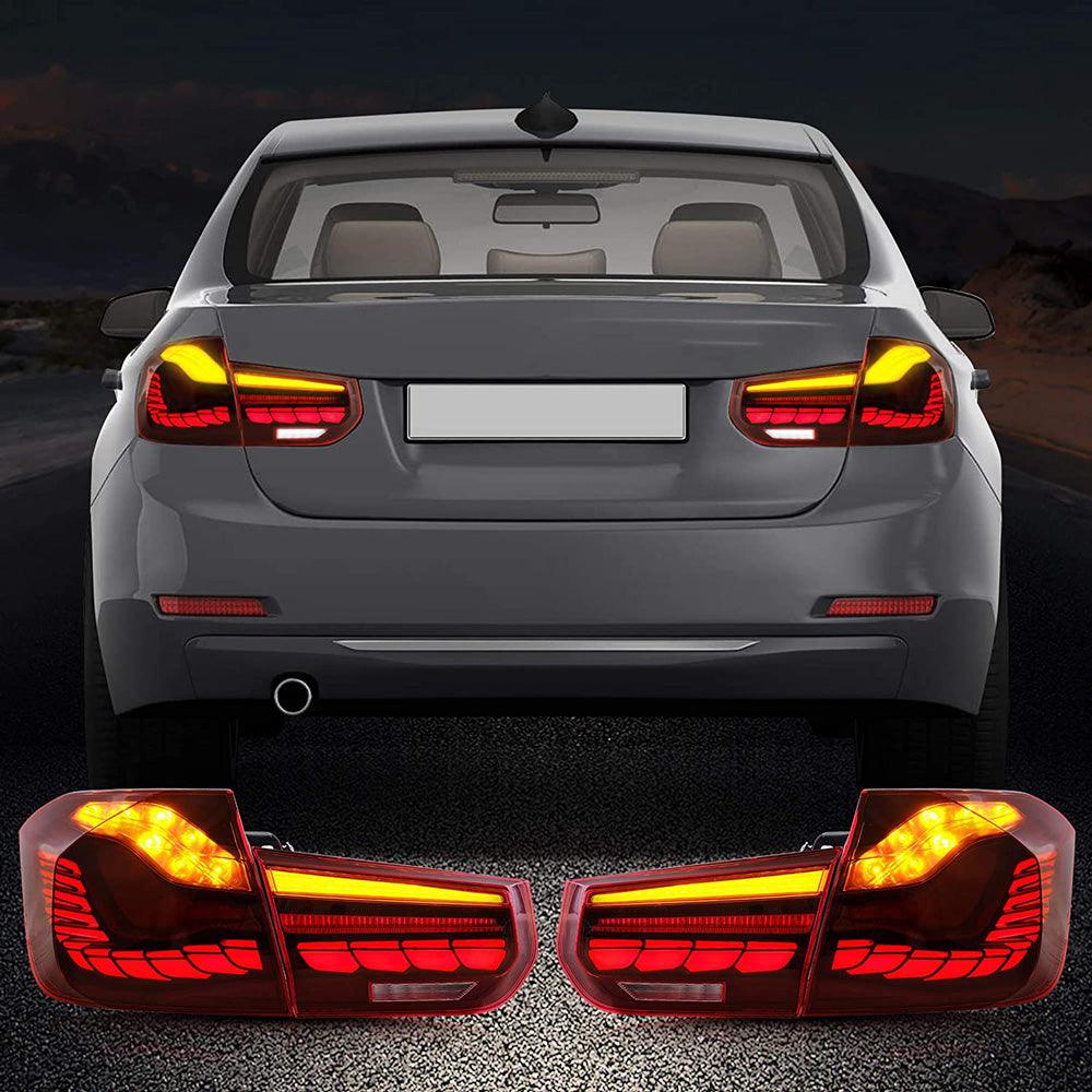 VLAND OLED Tail Lights For BMW 3-Series F30 F35 F80 M3 6th Gen Sedan 2012-2018 [E-MARK. DOT.] - Image 12