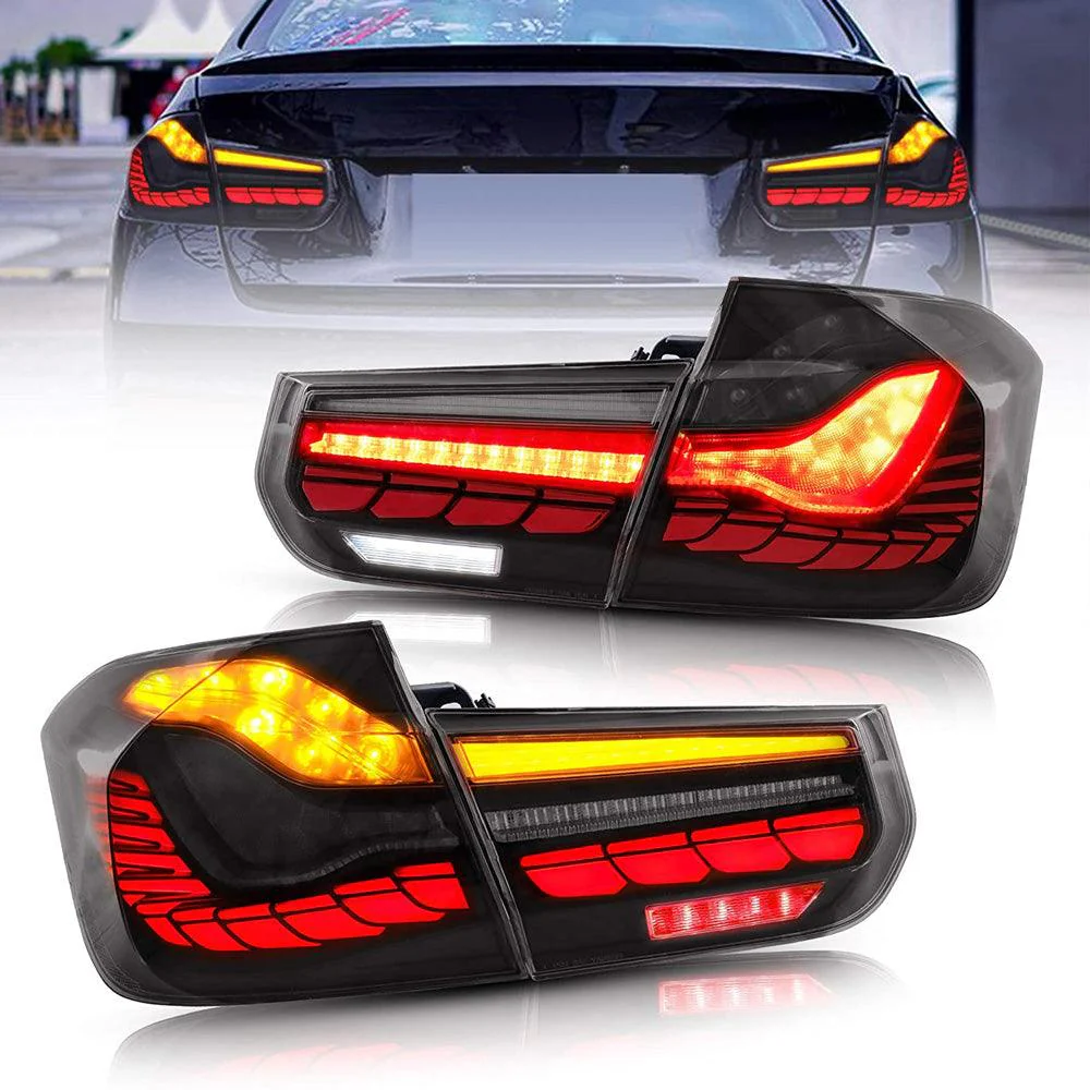 VLAND OLED Tail Lights For BMW 3-Series F30 F35 F80 M3 6th Gen Sedan 2012-2018 [E-MARK. DOT.] - Image 3