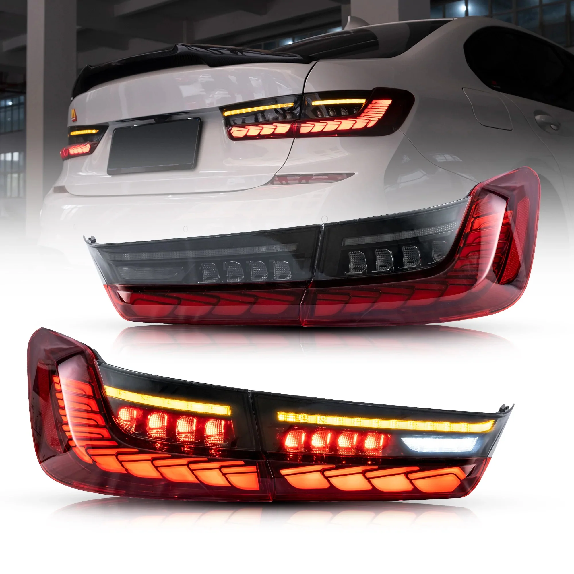 VLAND OLED Tail Lights For BMW 3-Series G20 Sedan 7th Gen 2019-2024 with Start-up Animation [E-MARK.] - Image 5