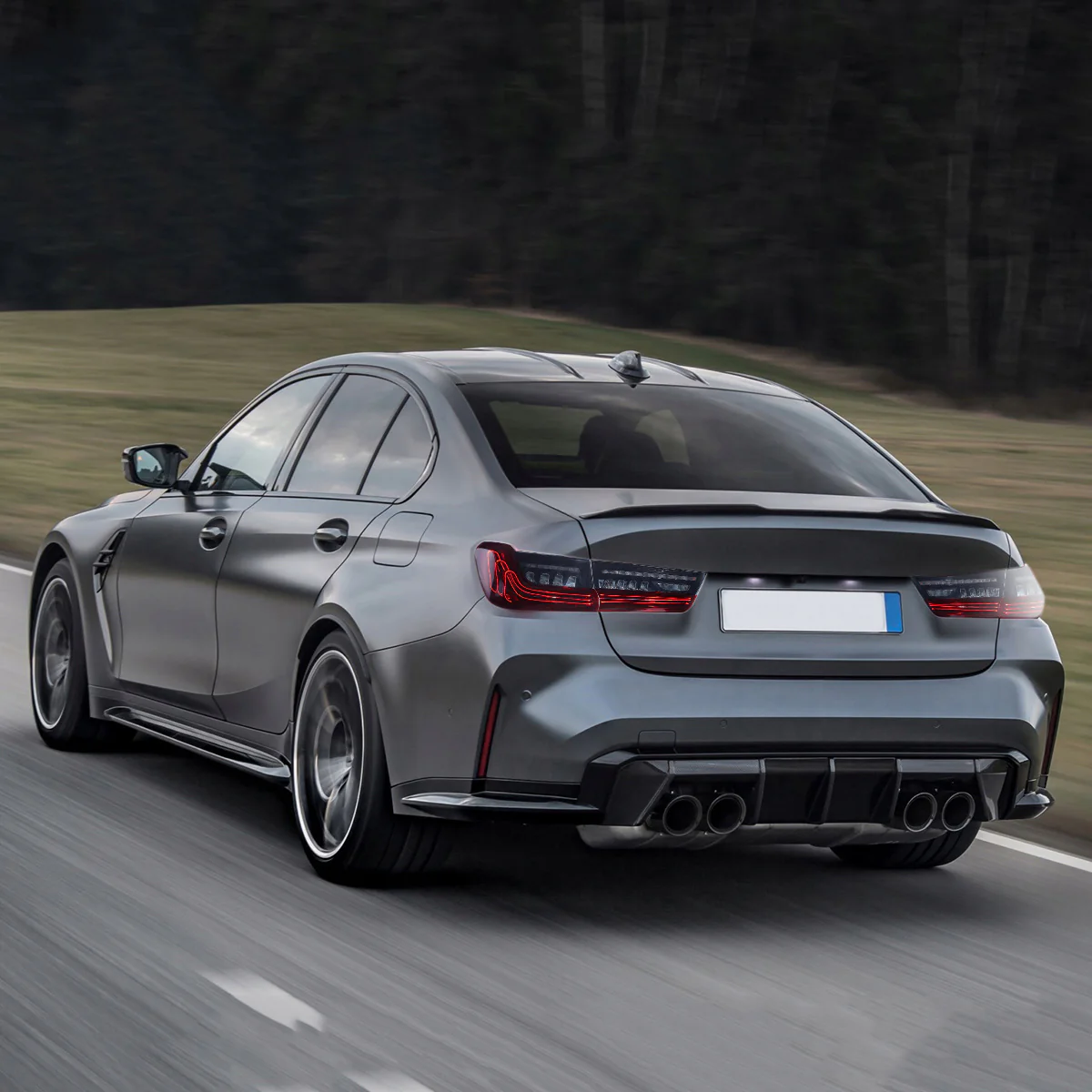 VLAND LED Laser Taillights For BMW 3-Series G20 2019-UP With Sequential Amber Turn Signals [E-MARK.] - Image 12