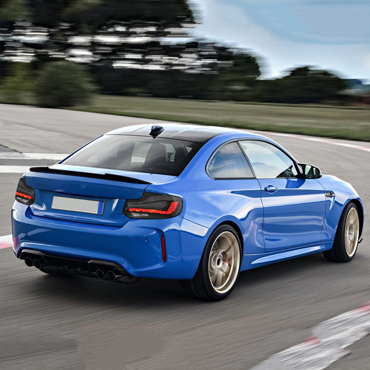 VLAND LED Taillights For BMW M2 F87 F22 F23 2014-2021 with Dynamic Start-up Animation [ DOT. E-MARK. ] - Image 15