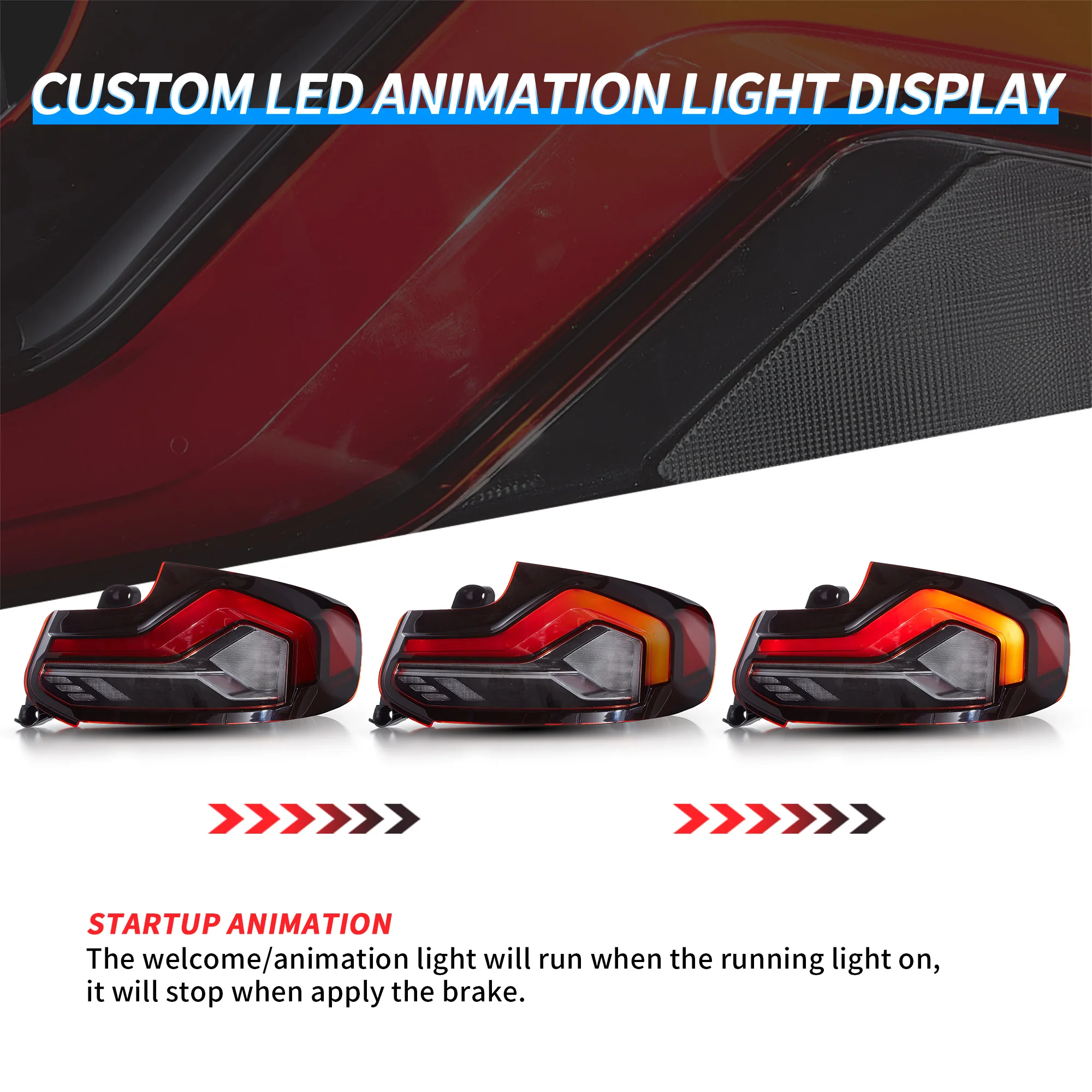 VLAND LED Taillights For BMW M2 F87 F22 F23 2014-2021 [DOT. E-MARK.] - Image 5