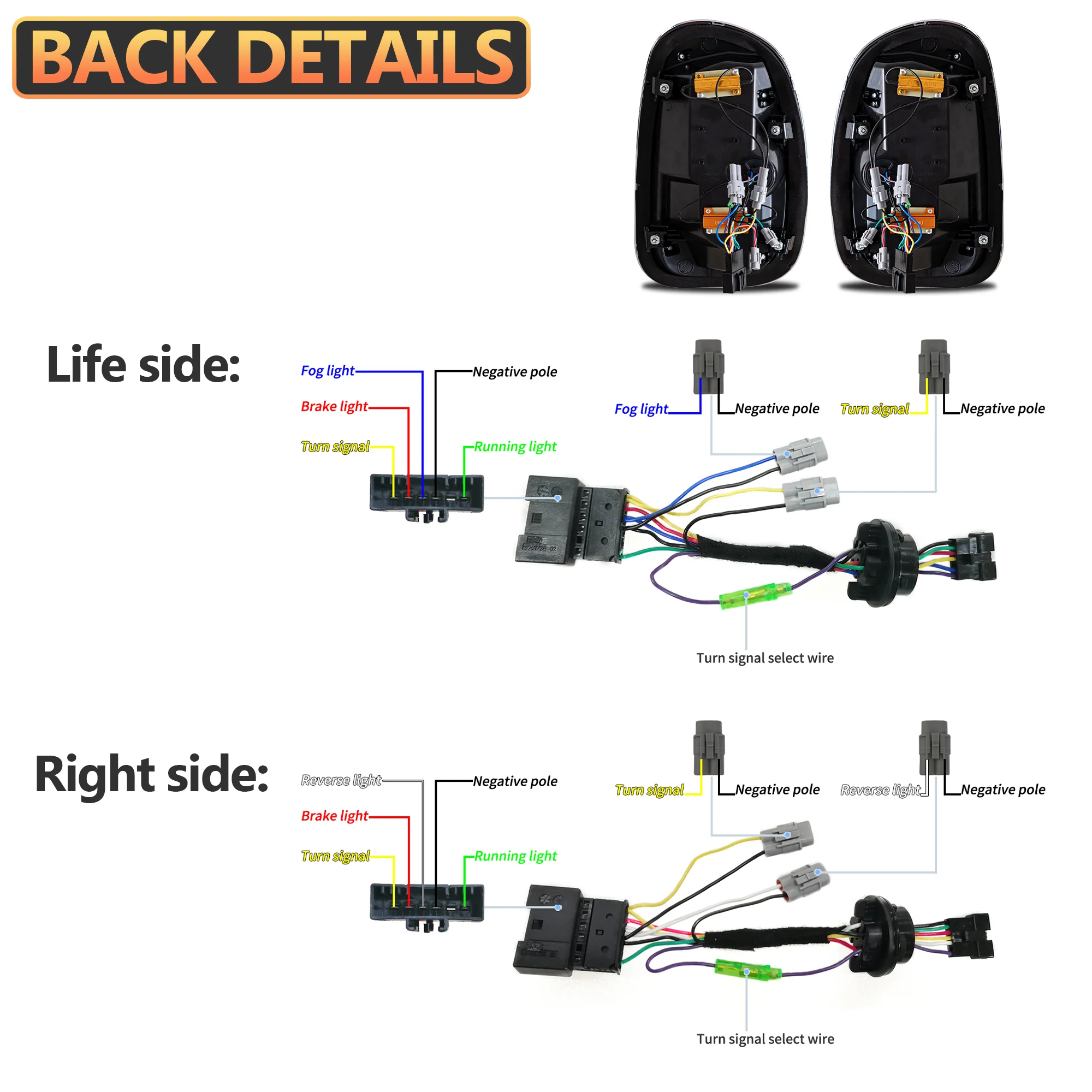 VLAND LED Headlights & Tail Lights For BMW Mini Countryman R60 2010-2016 Front And Rear Lamps Kits[E-MARK] - Image 23