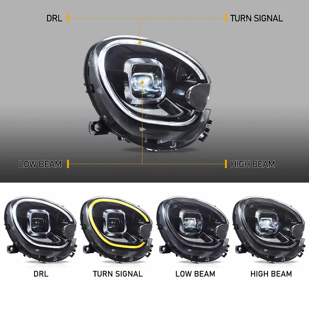 VLAND LED Headlights & Tail Lights For BMW Mini Countryman R60 2010-2016 Front And Rear Lamps Kits - Image 3