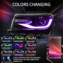VLAND LED RGB Headlights and Taillights For Chevrolet Camaro 5th Gen Facelift 2014-2015 [DOT.] - Image 25