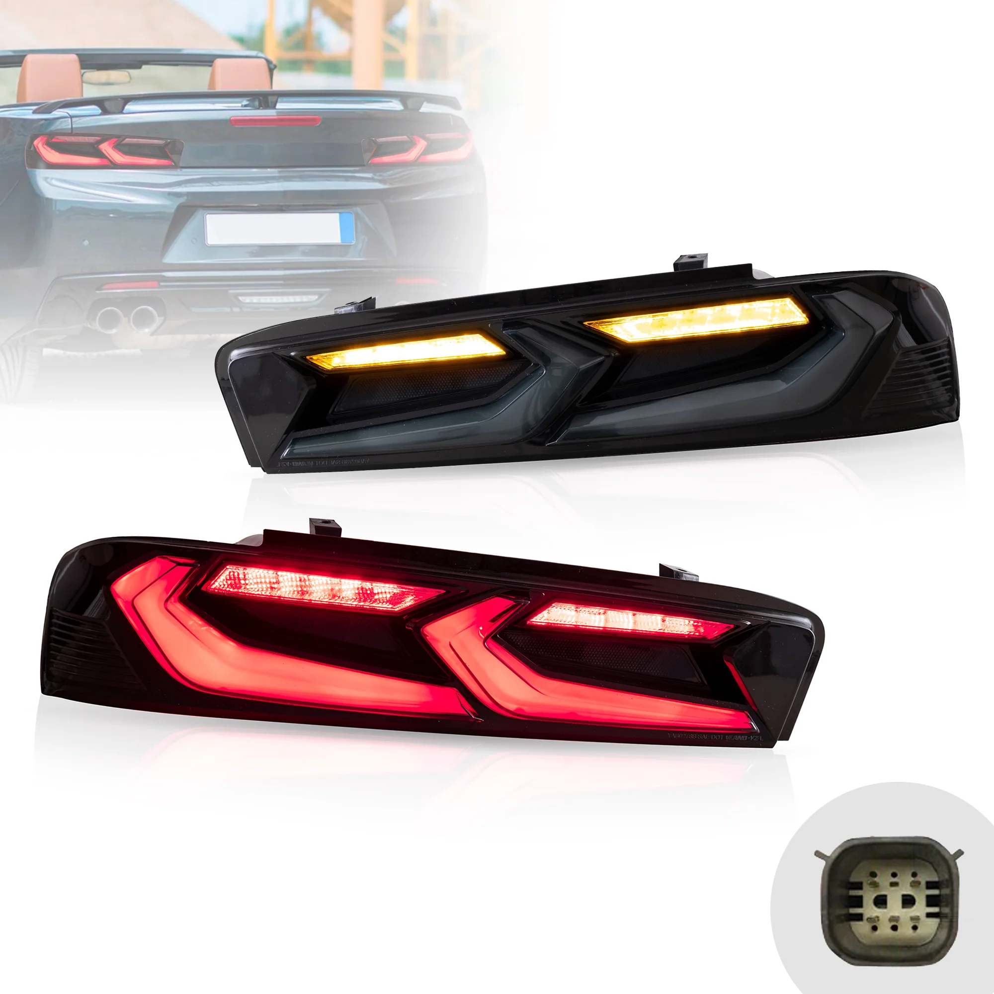 VLAND LED Taillights For Chevrolet Camaro 6th Gen 2016-2018 [DOT.] - Image 4
