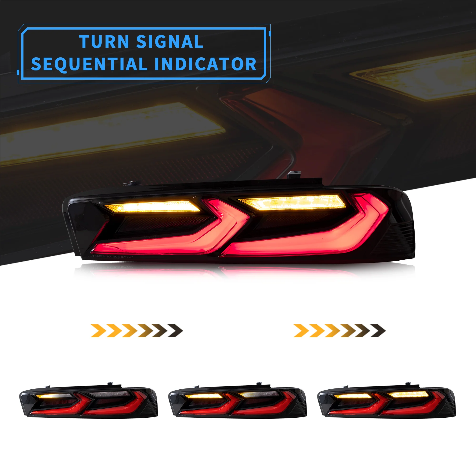 VLAND LED Taillights For Chevrolet Camaro 6th Gen 2016-2018 [DOT.] - Image 7