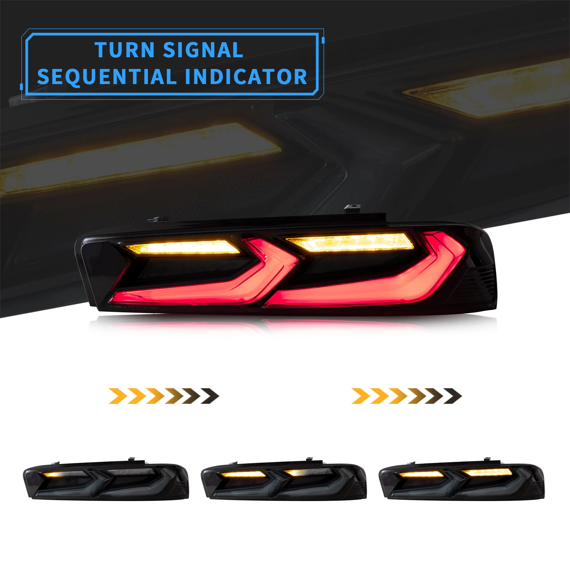 VLAND LED Taillights For Chevrolet Camaro 6th Gen 2016-2018 [DOT.] - Image 8