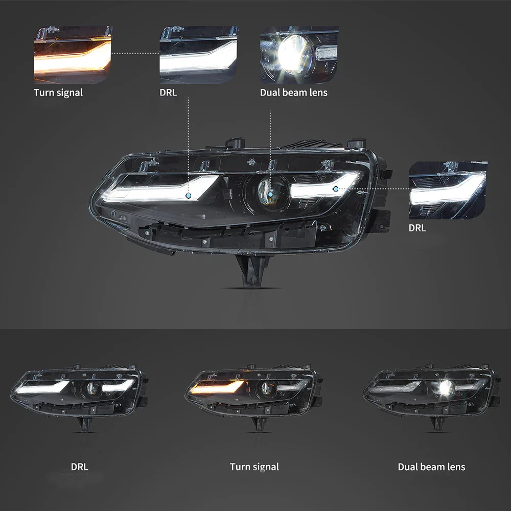 VLAND LED Headlights For Chevrolet Camaro 2019-UP 1LS/1LT/2LT/3LT/LT1 2Door RWD Coupe and Convertible - Image 6