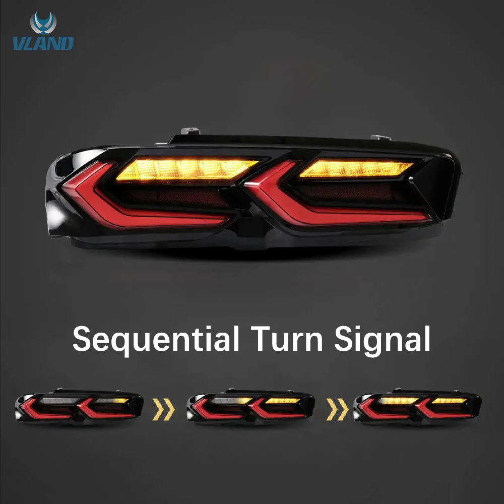 VLAND LED Tail Lights For Chevrolet Camaro 2019-2024 [DOT.] - Image 5