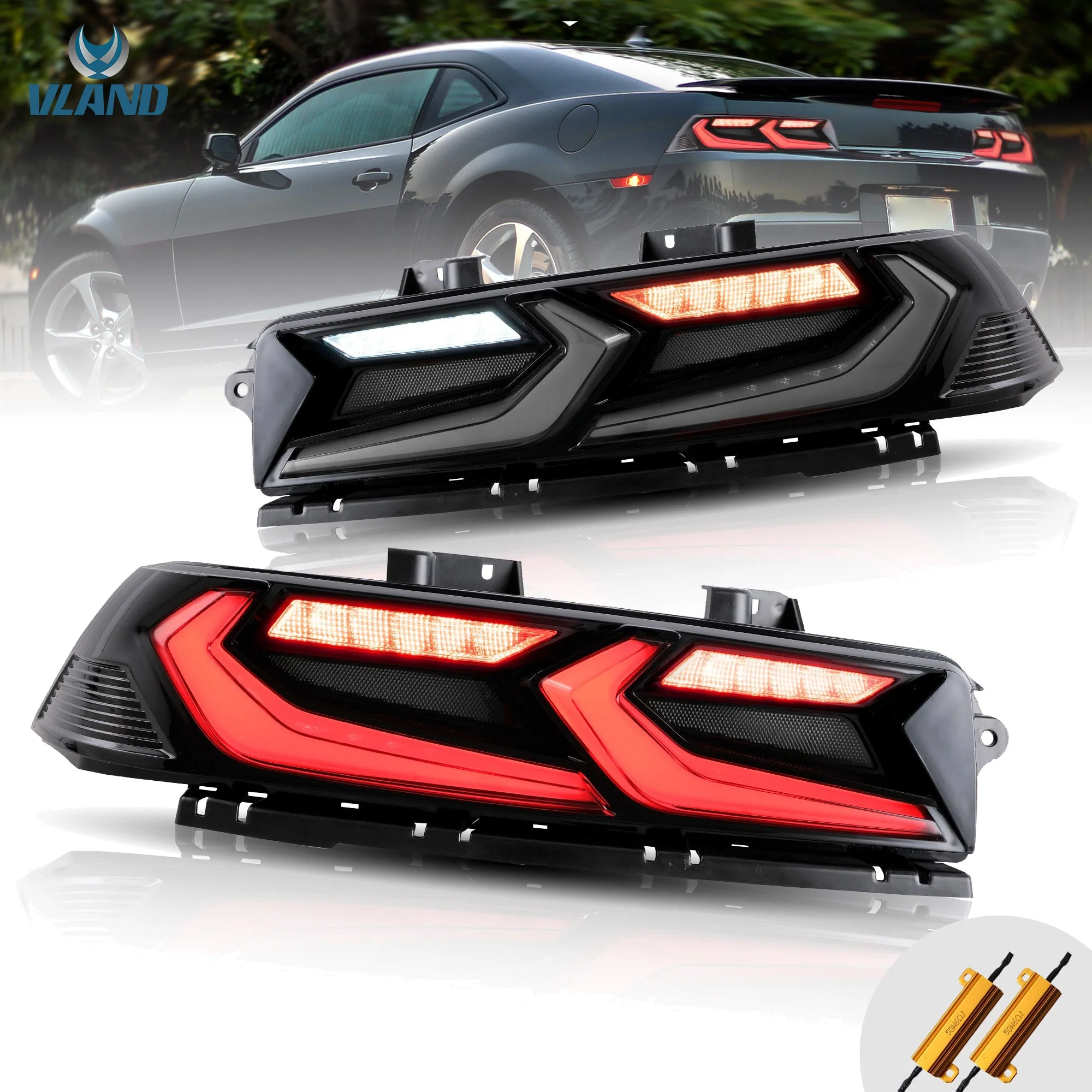 VLAND LED Tail Lights For Chevrolet Camaro 5th Gen Facelift 2014-2015 [DOT. SAE.] - Image 18