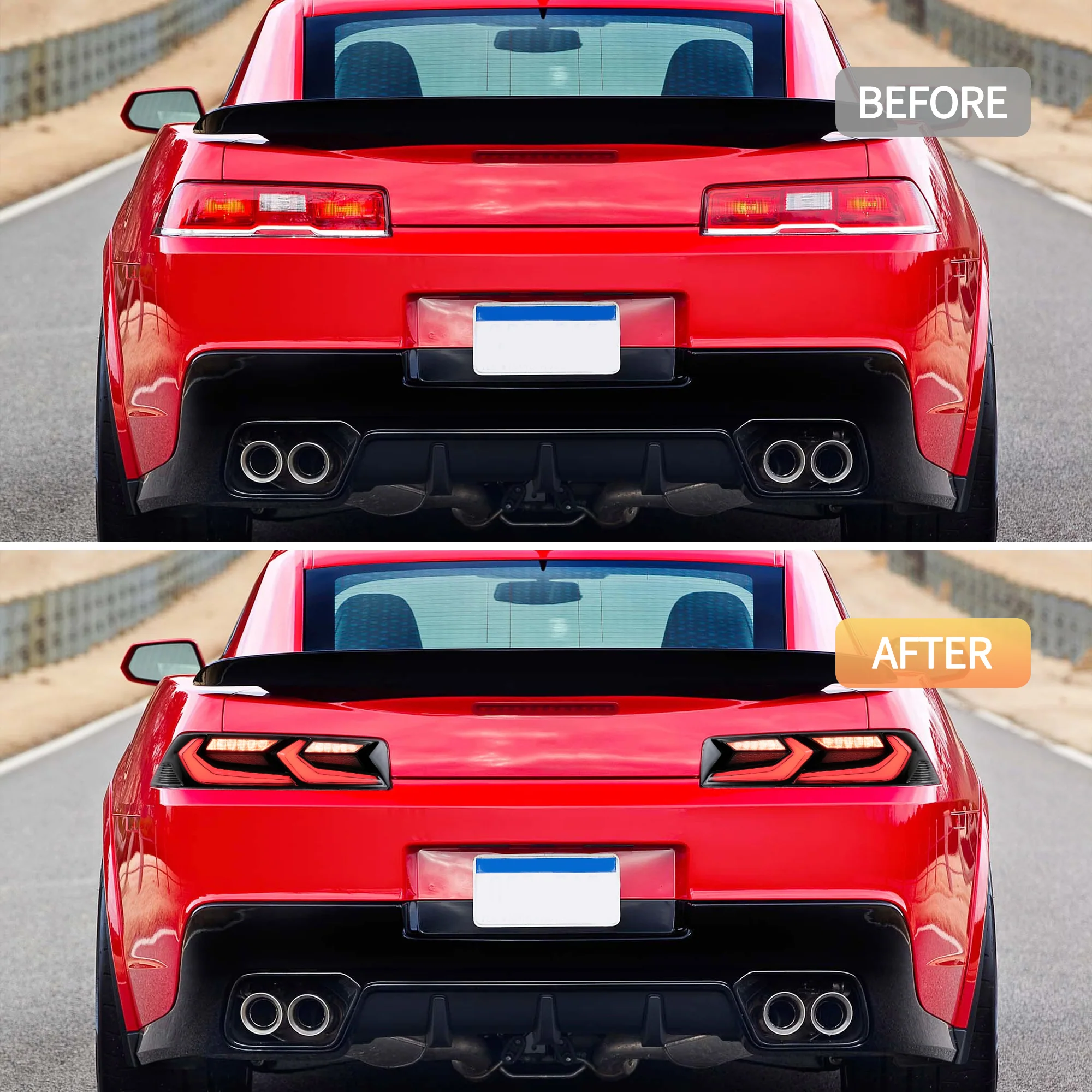 VLAND LED Tail Lights For Chevrolet Camaro 5th Gen Facelift 2014-2015 [DOT. SAE.] - Image 8