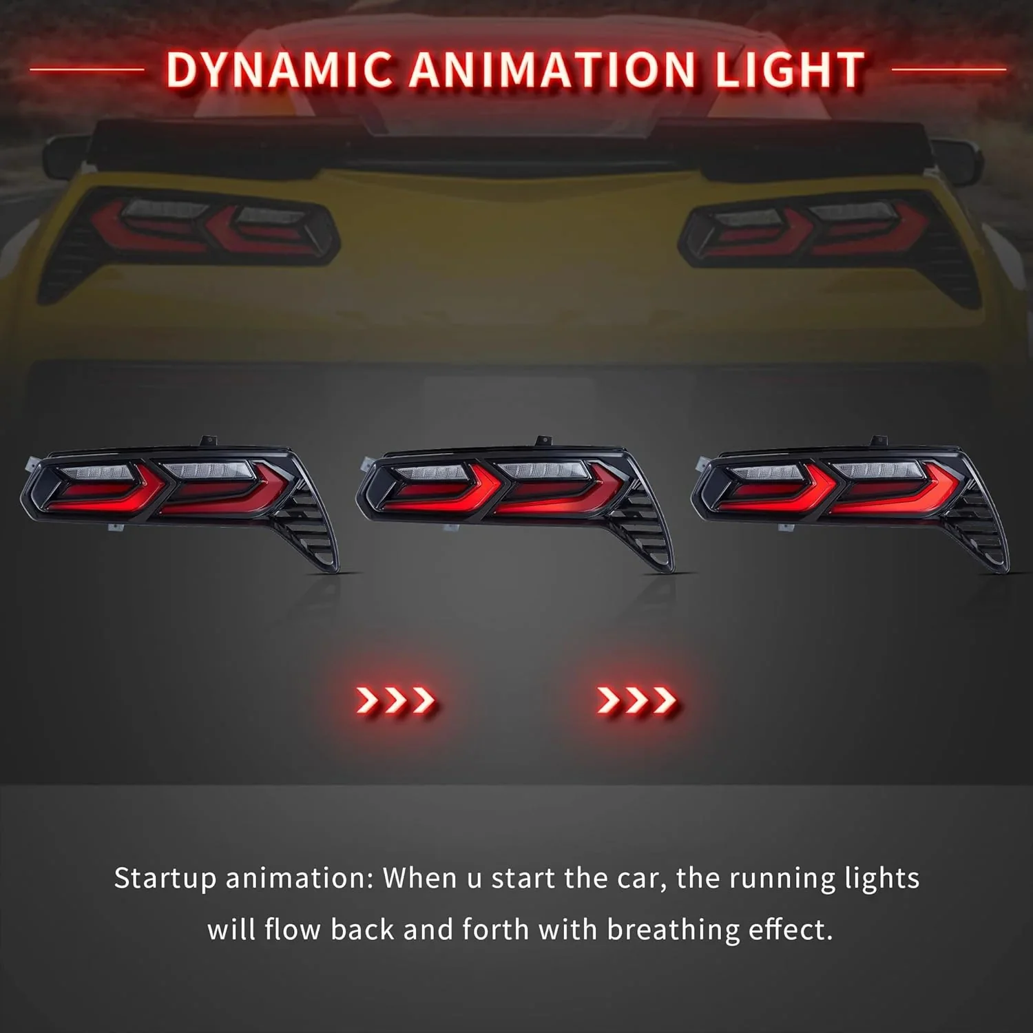 VLAND LED Taillights For Chevrolet Corvette C7 2014-2019 [DOT.] - Image 4