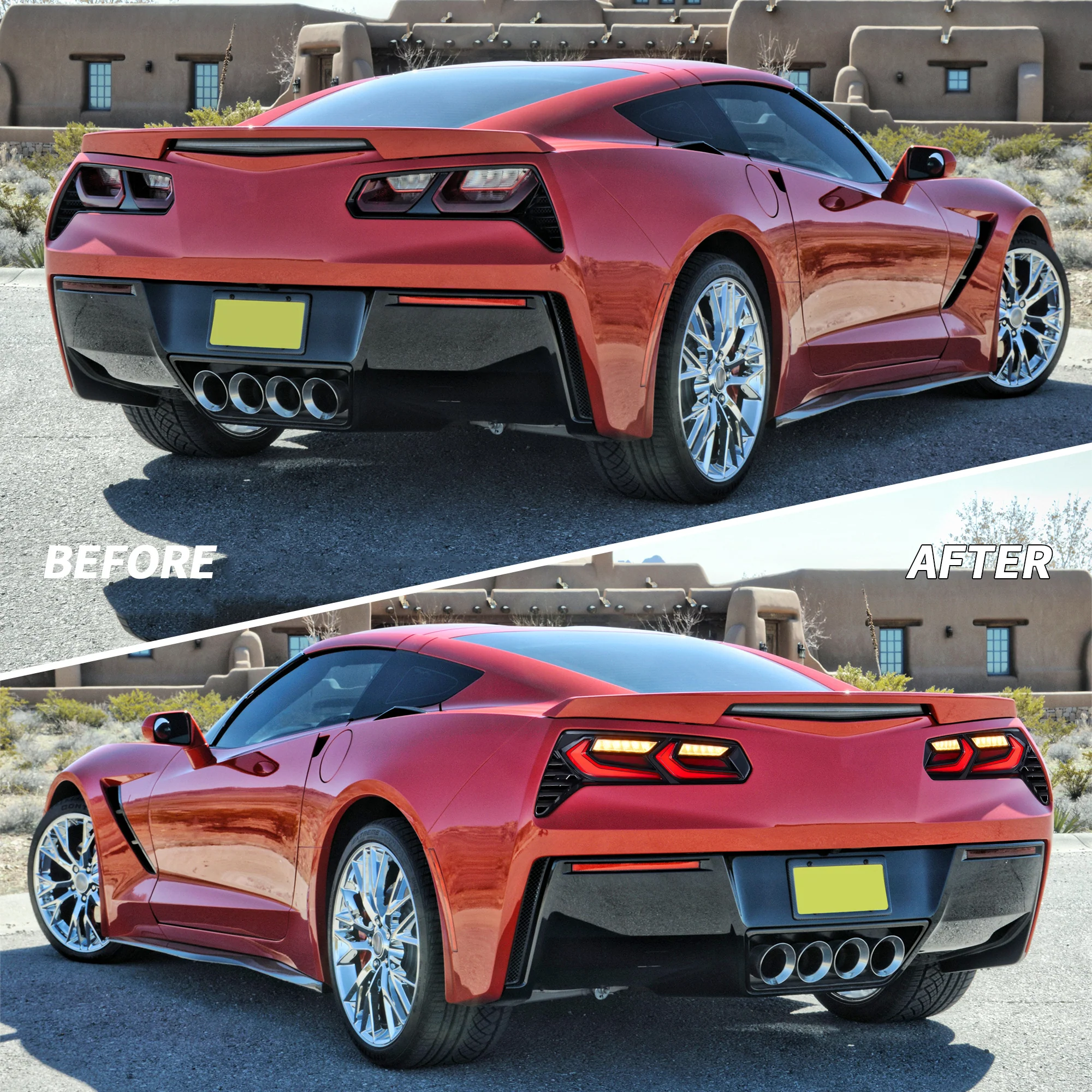VLAND LED Taillights For Chevrolet Corvette C7 2014-2019 [DOT.] - Image 5
