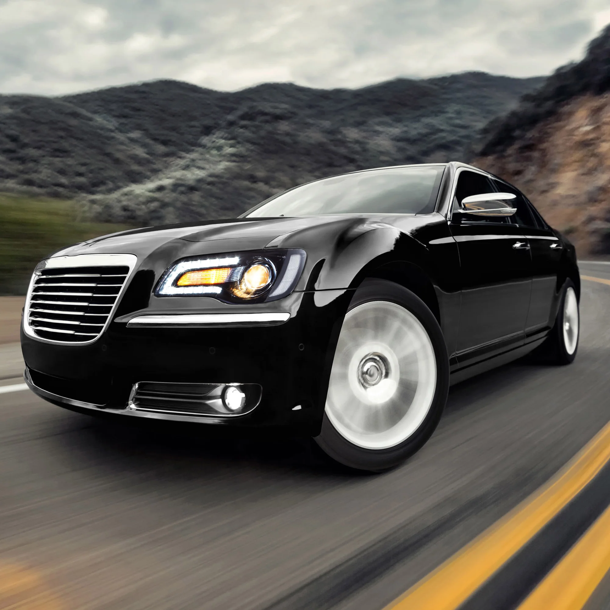 VLAND LED Head Lights & Tail Lights For Chrysler 300/300C 2011-2014 Front And Rear Lamps Kits - Image 15