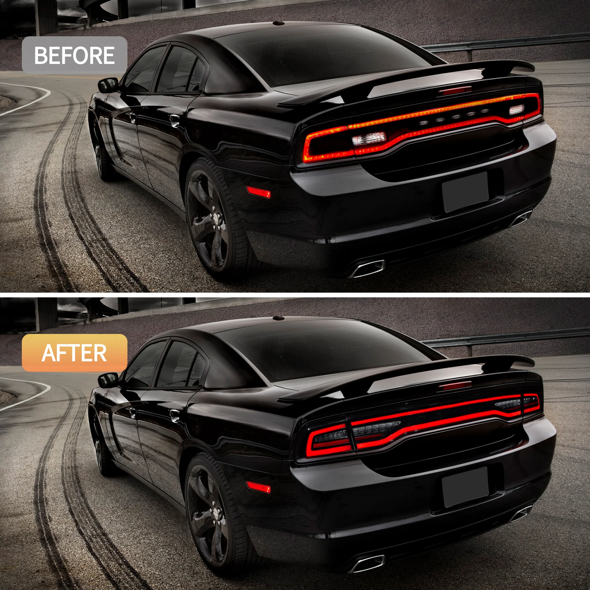 VLAND LED Taillights For Dodge Charger 2011-2014 With Start-Up Animation - Image 11
