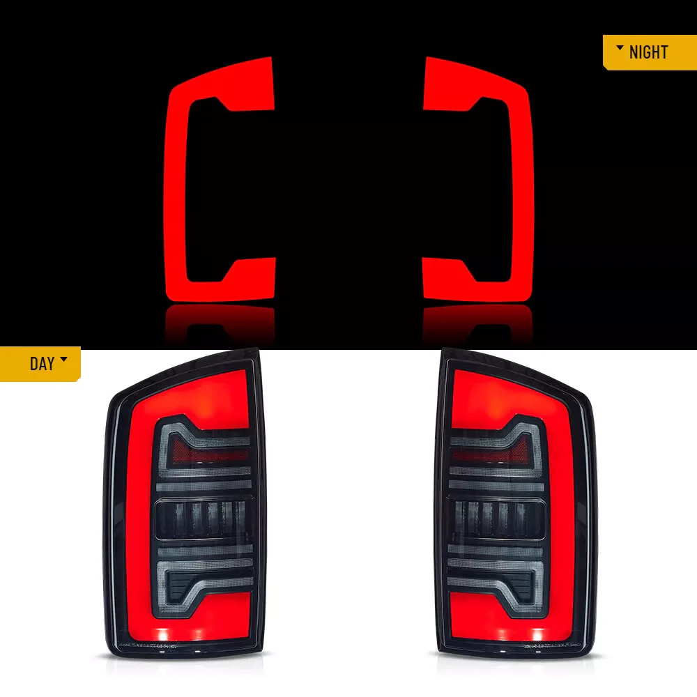 VLAND LED Tail Lights For Dodge RAM / RAM 1500 2500 3500 2002-2008 - Image 15
