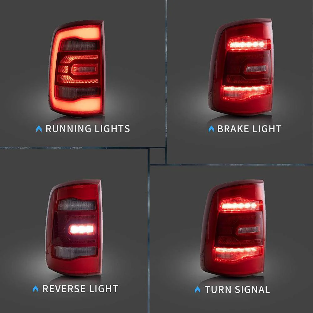 VLAND LED Tail Lights For Dodge RAM 1500/2500/3500 2009-2018 [DOT.] - Image 5