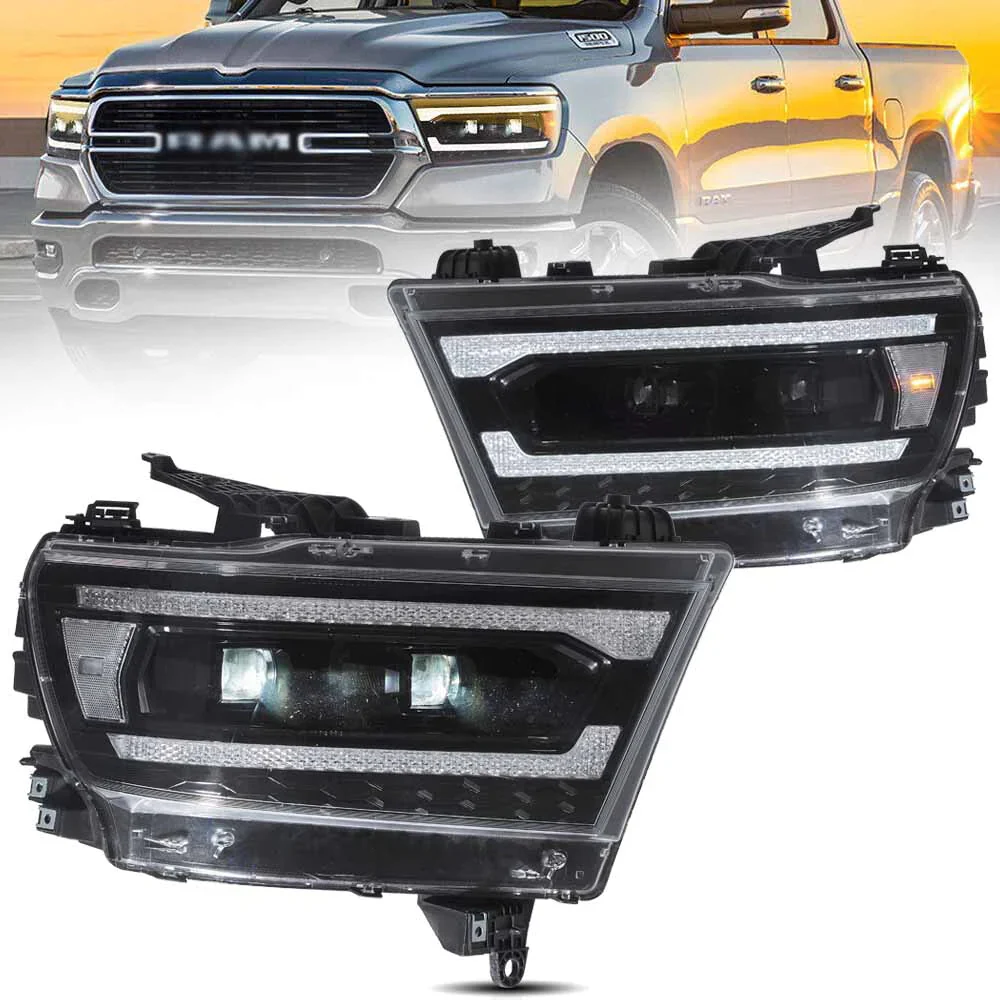 VLAND Full LED Headlights For Dodge RAM 1500 2019-2024 5th Gen - Image 28