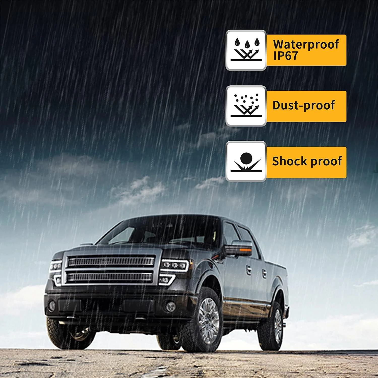 VLAND Full LED Reflector Headlights For Ford F150 Pickup 2009-2014 With DRL [DOT. SAE.] - Image 11