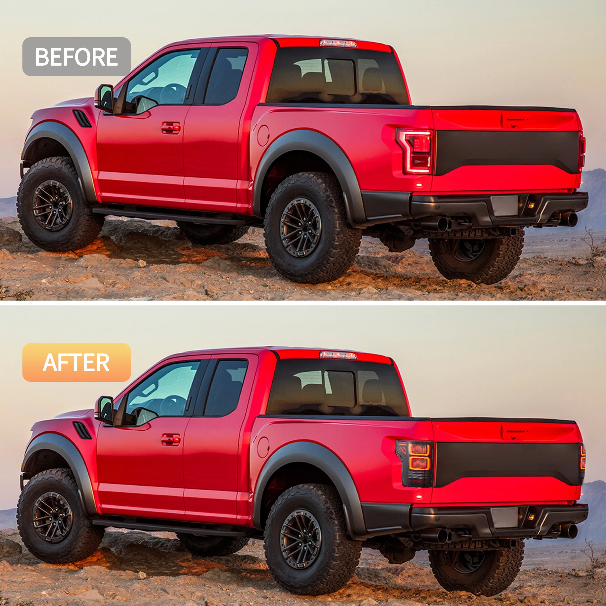 VLAND OLED Tail Lights For 2015-2020 Ford F150 W/AnimationTurn Signal [DOT. E-MARK.] - Image 20