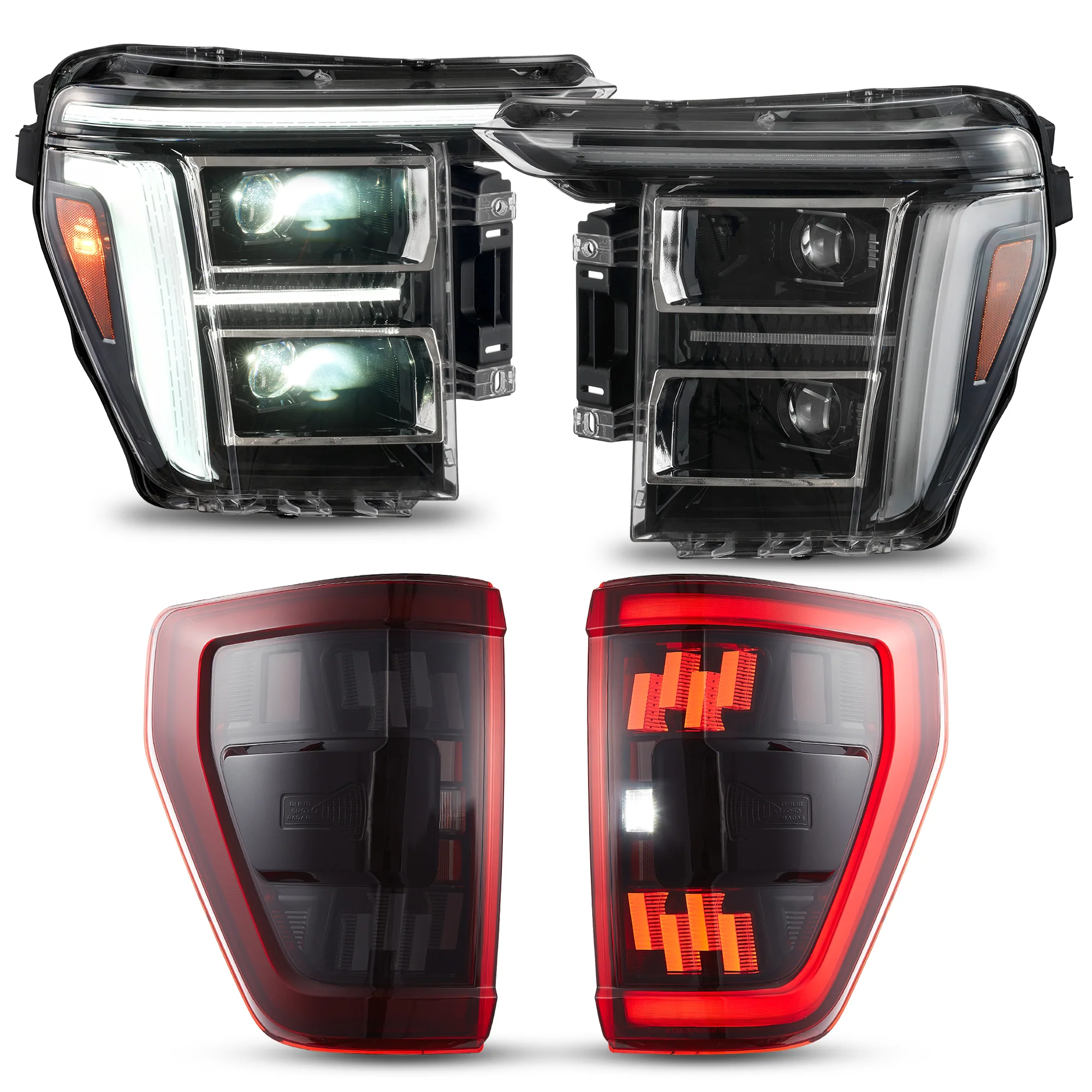 VLAND LED Headlights and Taillights For Ford F150 2021-2023 [DOT.] - Image 2