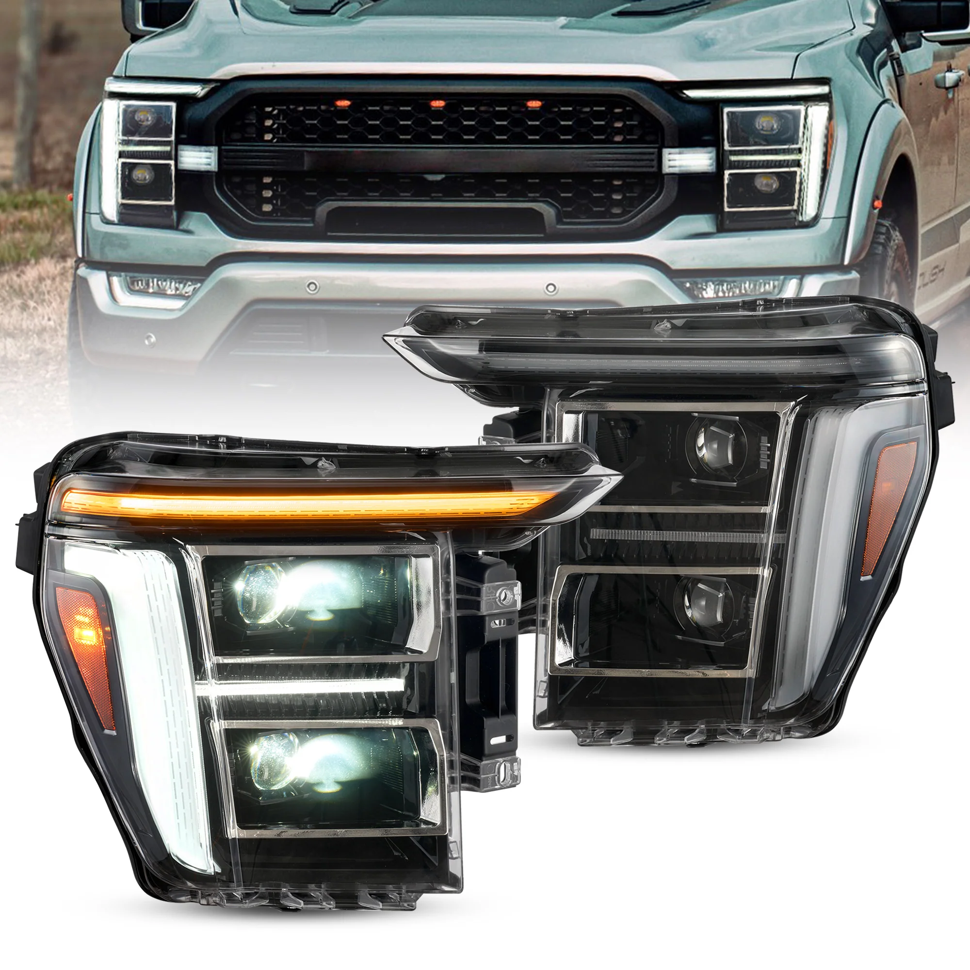 VLAND LED Headlights and Taillights For Ford F150 2021-2023 [DOT.] - Image 3