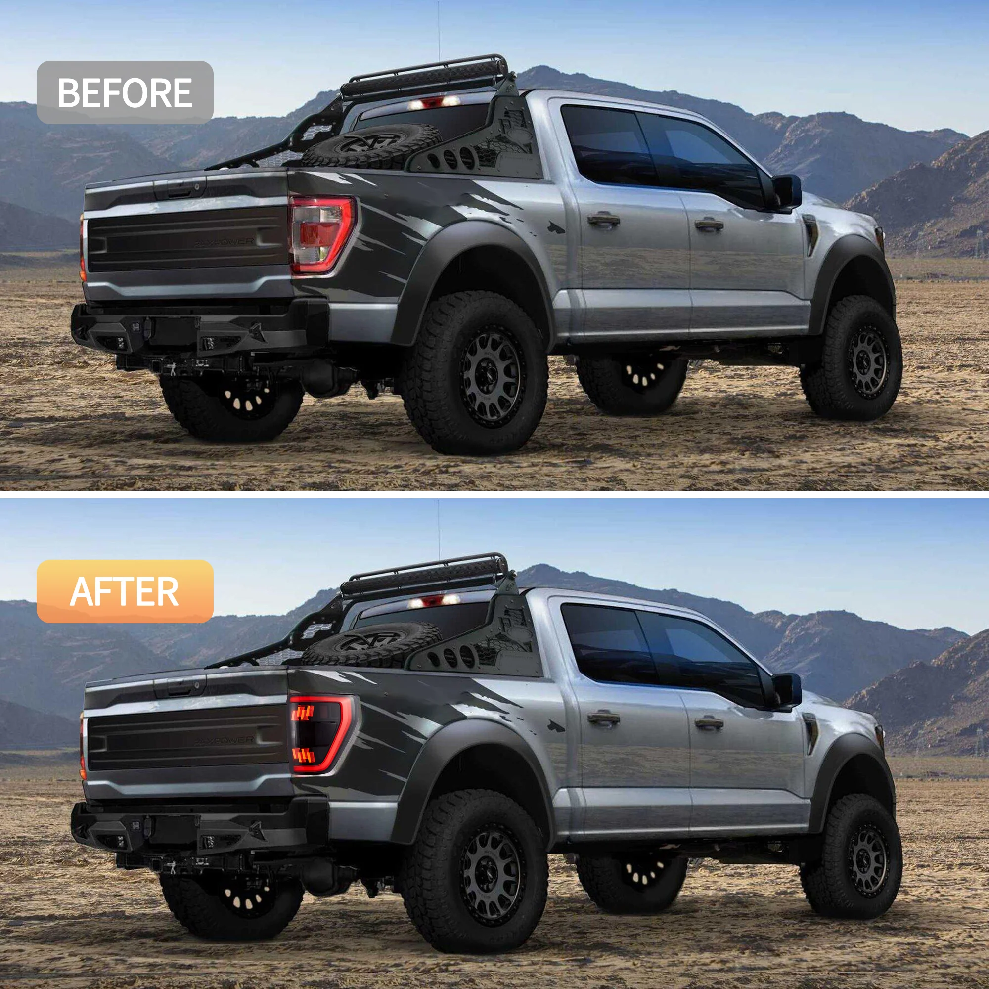 VLAND LED Tail Lights For Ford F150 2021-2023 - Image 11