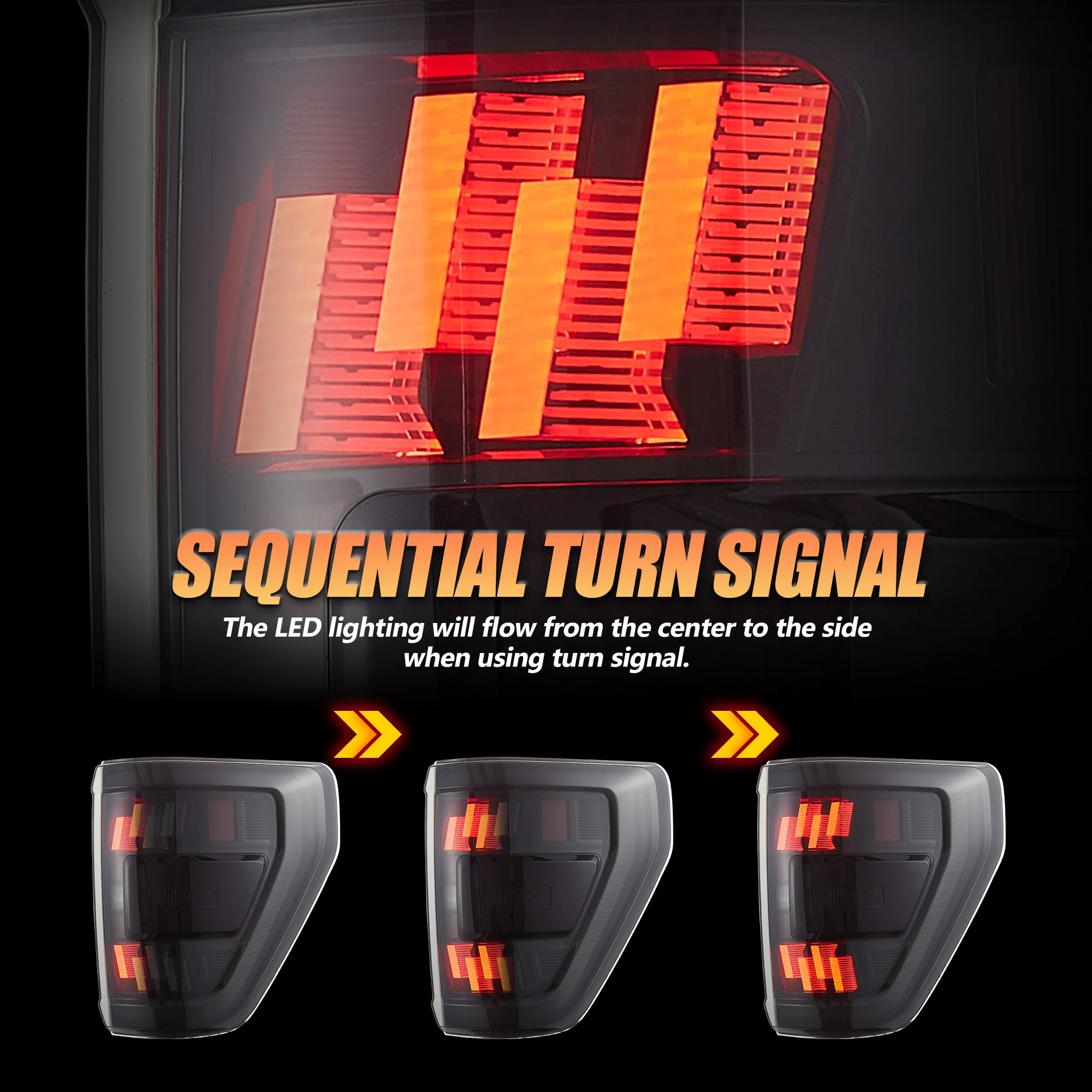 VLAND LED Tail Lights For Ford F150 2021-2023 - Image 7