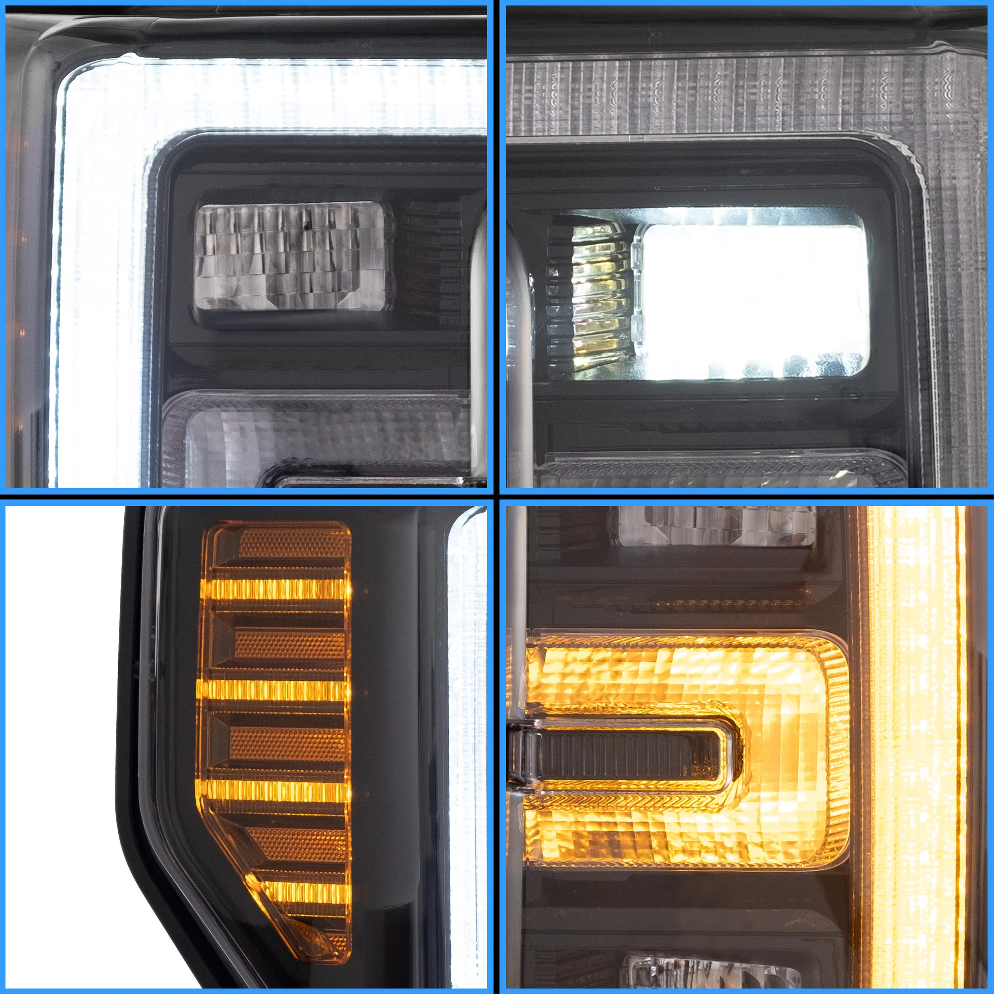VLAND Full LED Headlights For Ford F250 F350 F450 F550 Super Duty 2017–2019 - Image 17