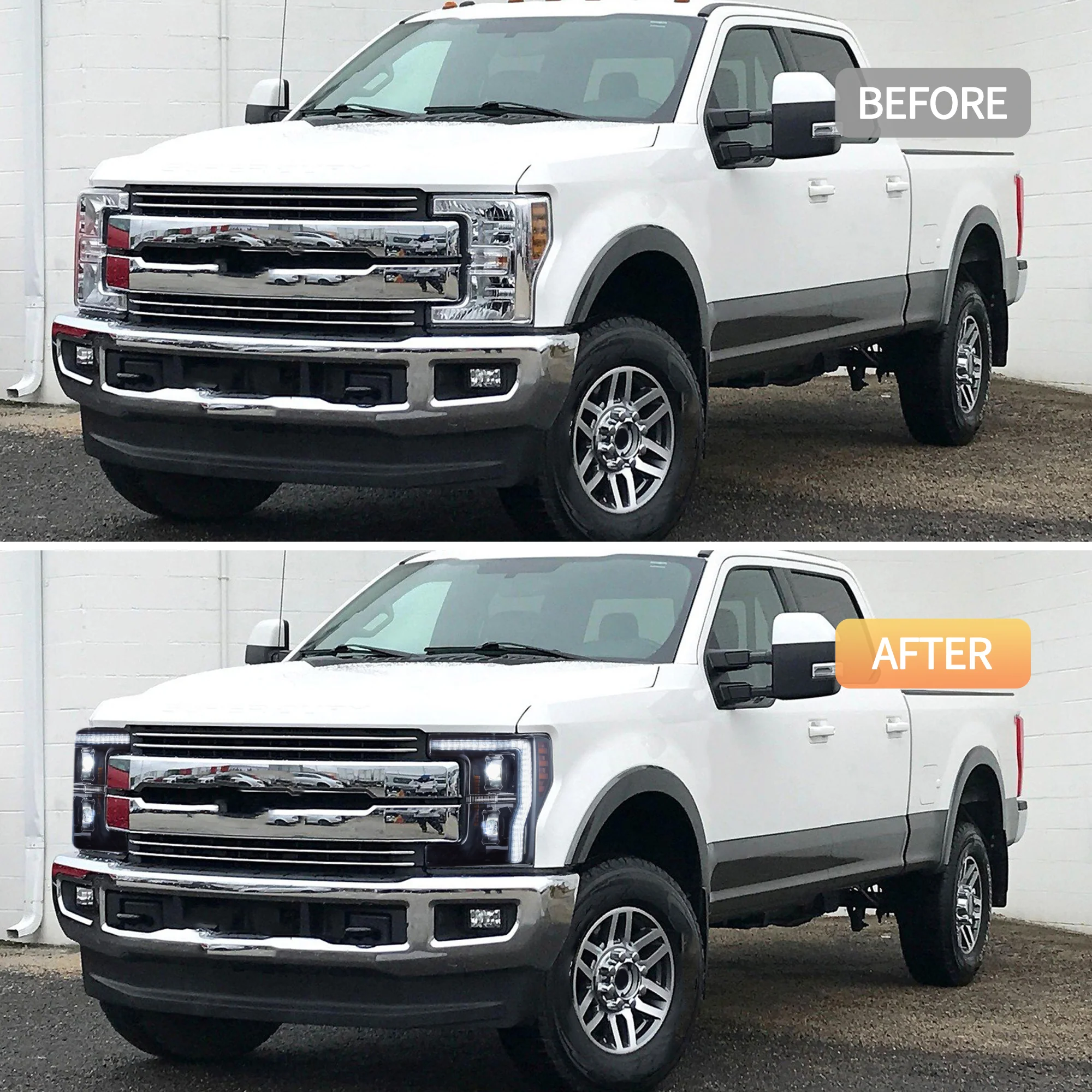VLAND LED Headlights For Ford F250 F350 F450 F550 Super Duty 2017–2019 - Image 10