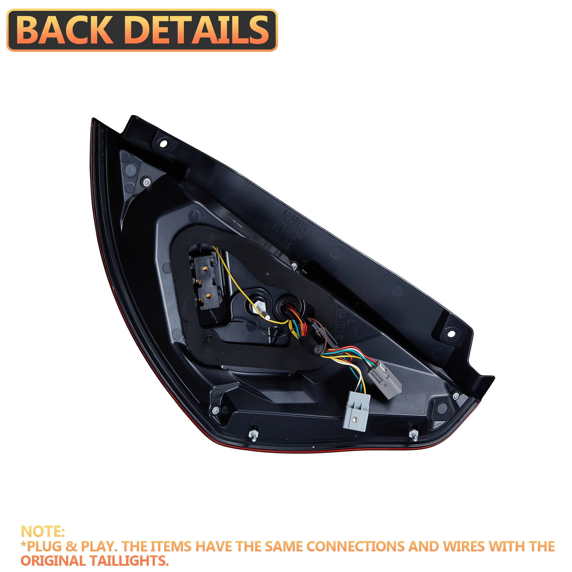 VLAND LED Taillights For Ford Fiesta Hatchback 2009-2017 - Image 16