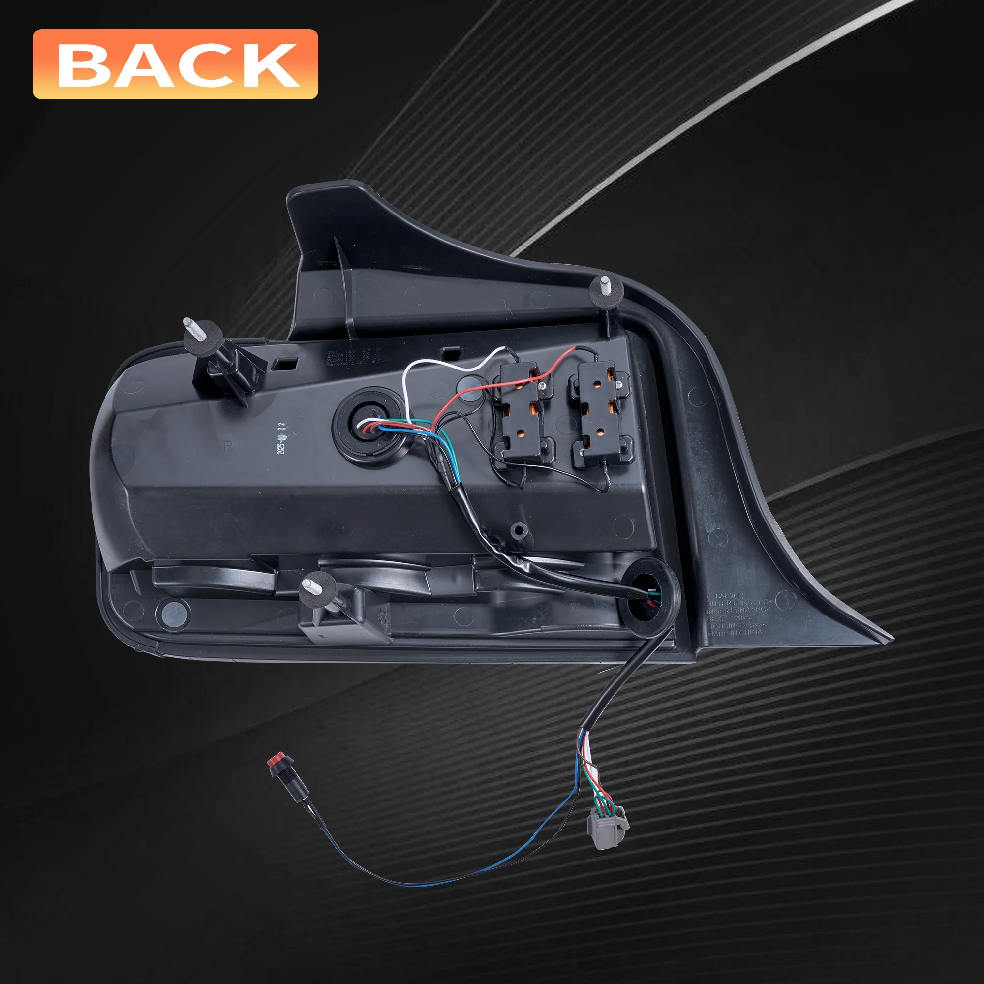 VLAND Full LED RGB Tail Lights For Ford Mustang 2005-2009 with Sequential Turn Signal - Image 9