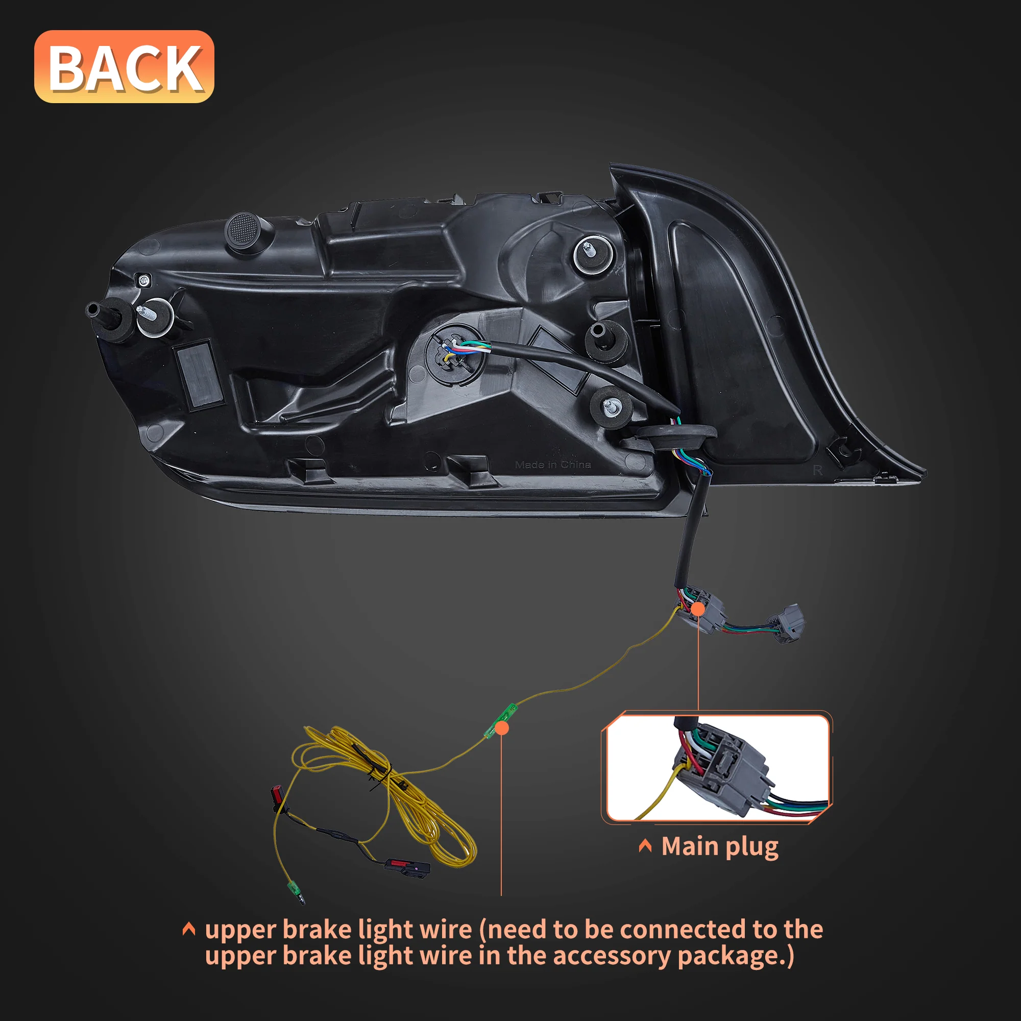 VLAND LED Taillights For Ford Mustang 2015-2023 With 5 Modes & Sequential Turn Signal [DOT.] - Image 17