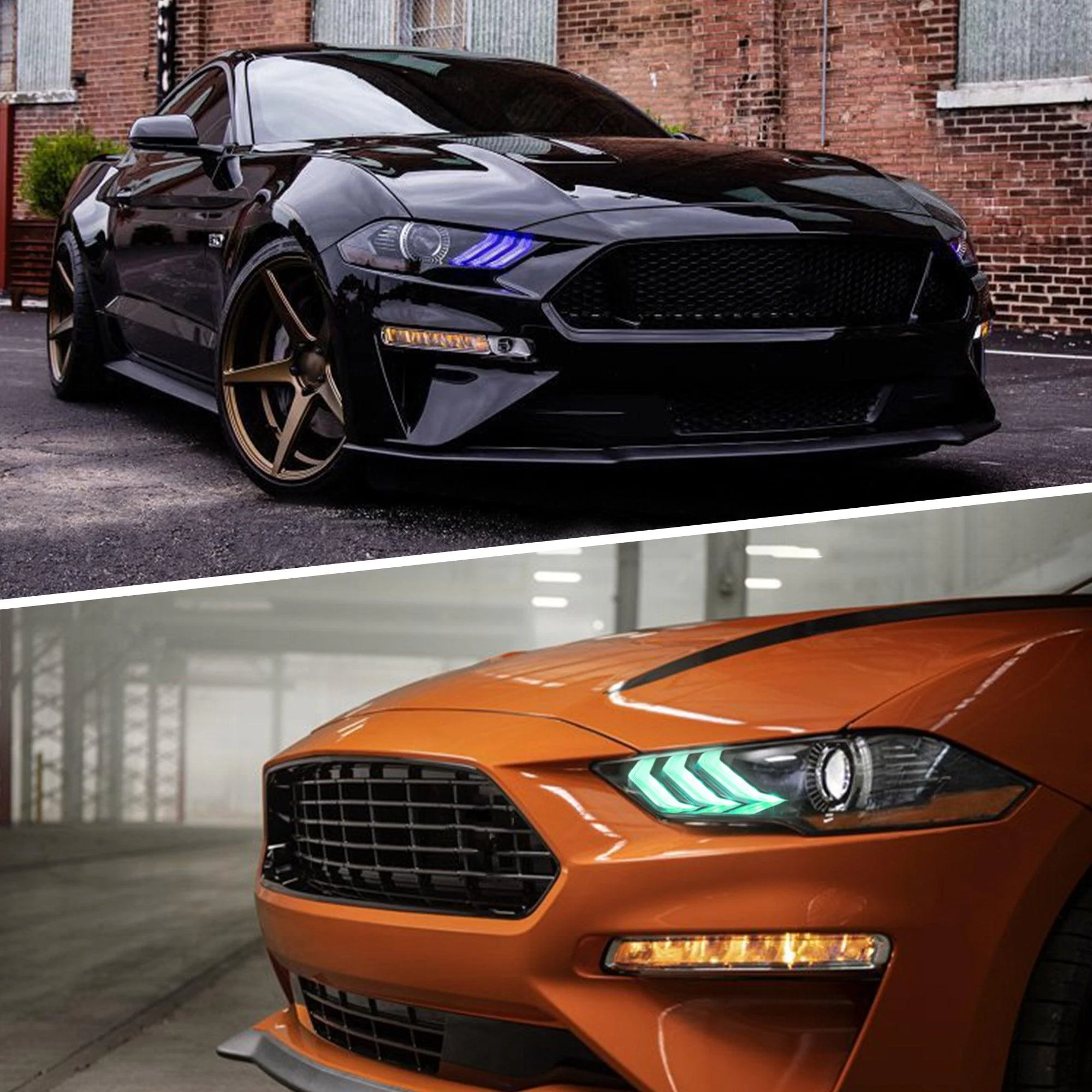 VLAND RGB Projector Headlights For Ford Mustang (Sixth Generation) [S550] 2018-2023 - Image 13