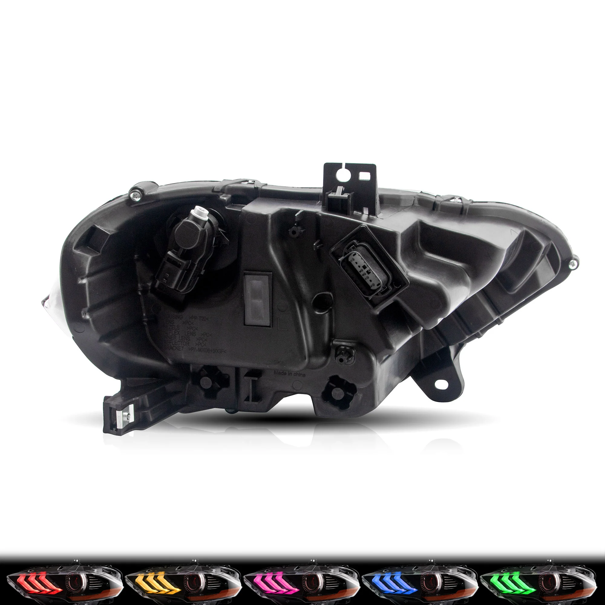 VLAND RGB Projector Headlights For Ford Mustang (Sixth Generation) [S550] 2018-2023 - Image 18