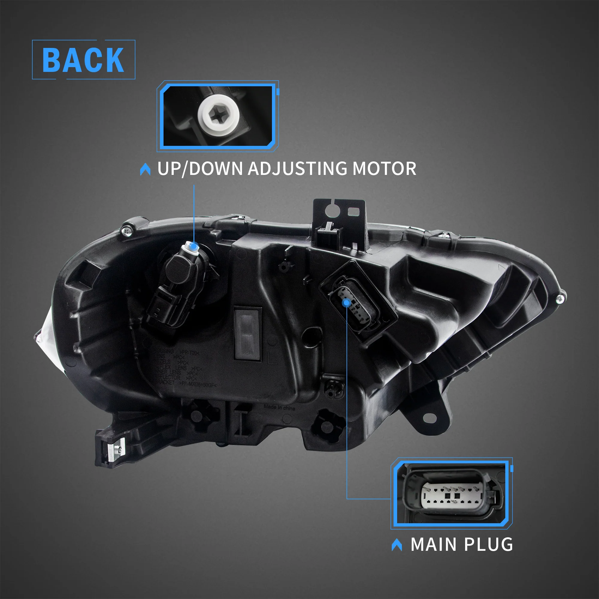 VLAND RGB Projector Headlights For Ford Mustang (Sixth Generation) [S550] 2018-2023 - Image 20