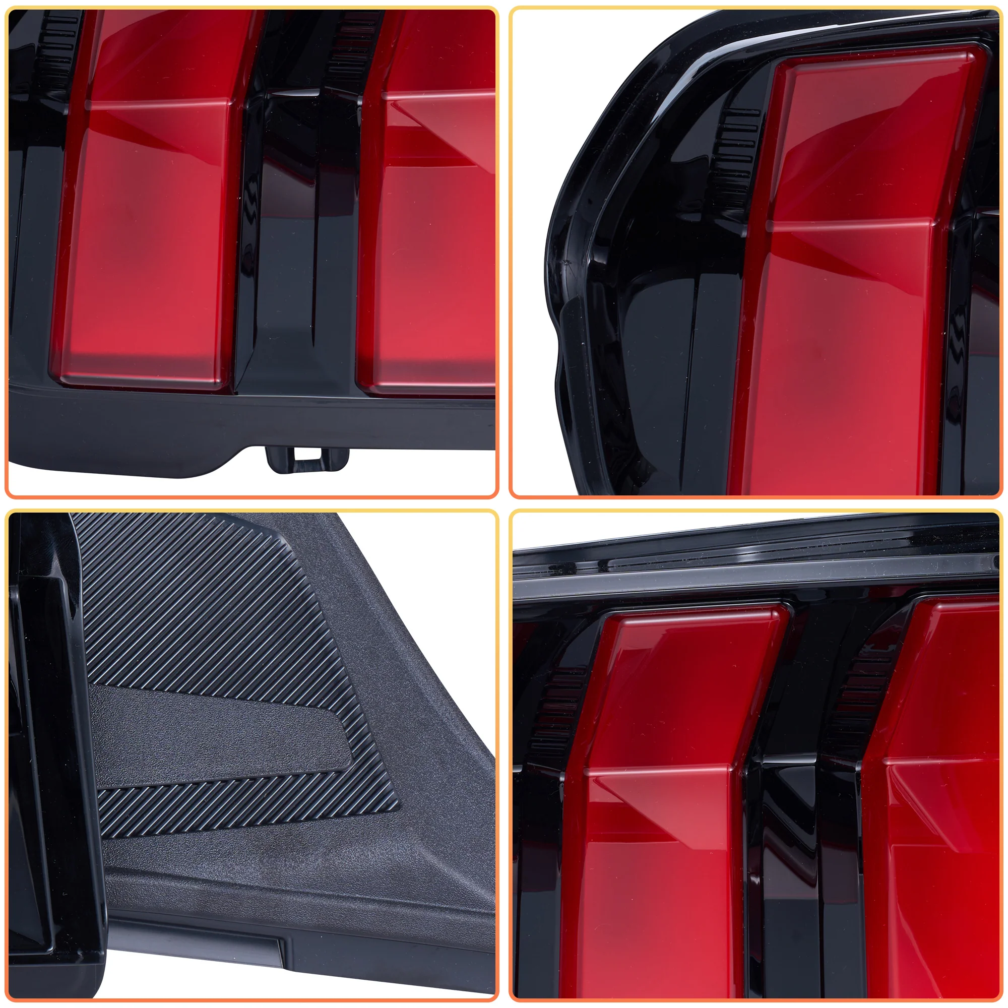 VLAND Full LED Tail Lights For Ford Mustang 2024-2025 with Red Sequential Turn Signal - Image 10