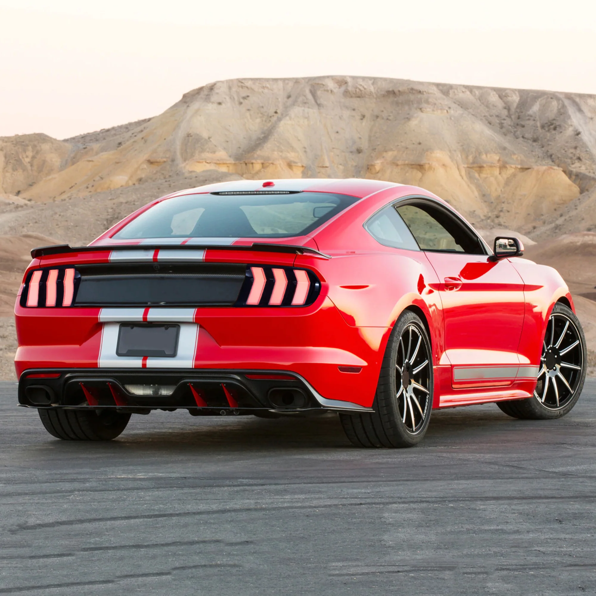 VLAND LED Dual Beam Headlights and Taillights For Ford Mustang 2015-2023 With 5 Modes & Sequential Turn Signal [DOT.] - Image 15