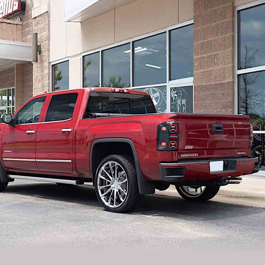 VLAND LED Taillights For GMC Sierra 1500 2500HD 3500HD 2014-2018 With Startup Animation [DOT.] - Image 8