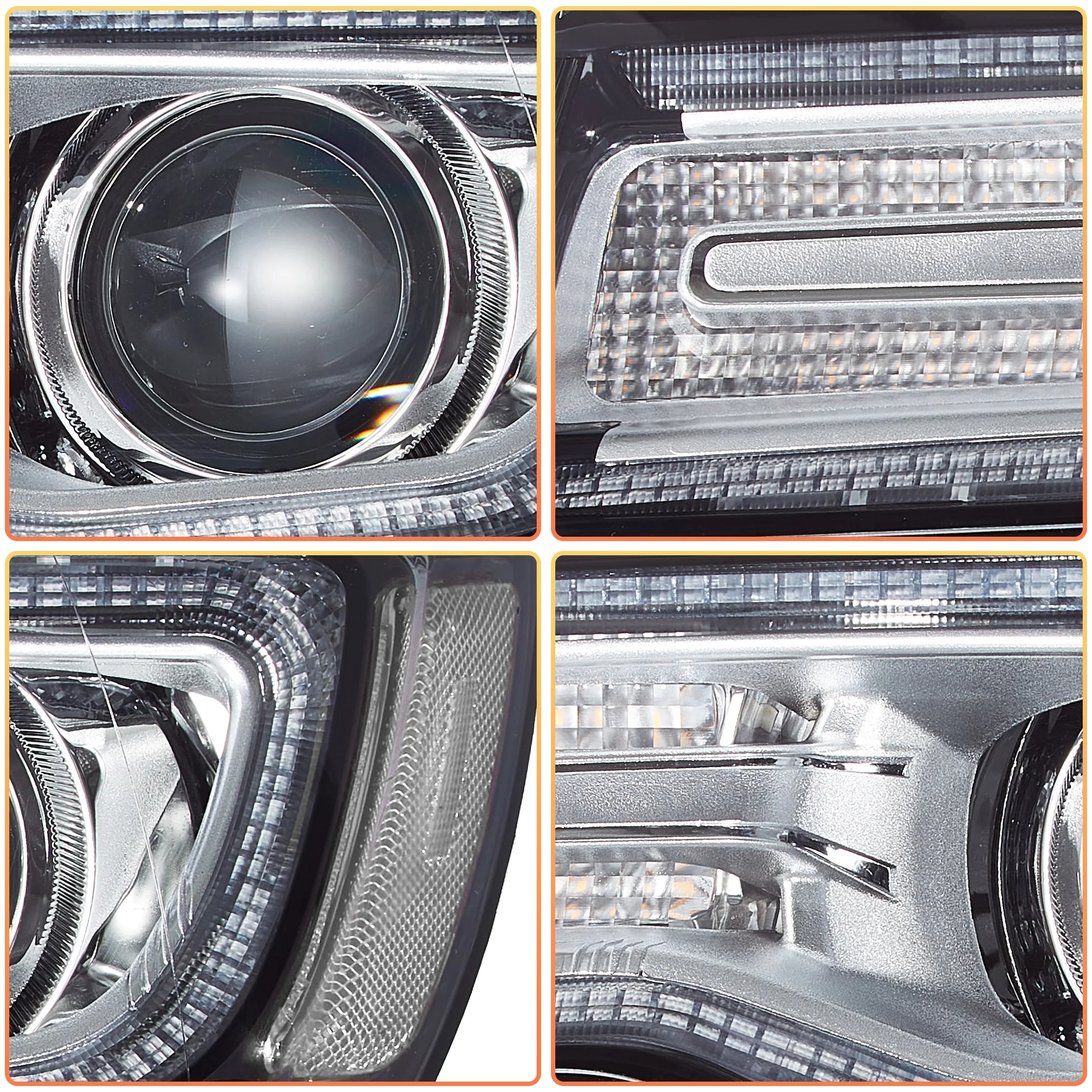 VLAND LED Headlights For Jeep Grand Cherokee WK2 2014-2021 4th Gen [DOT.] - Image 23