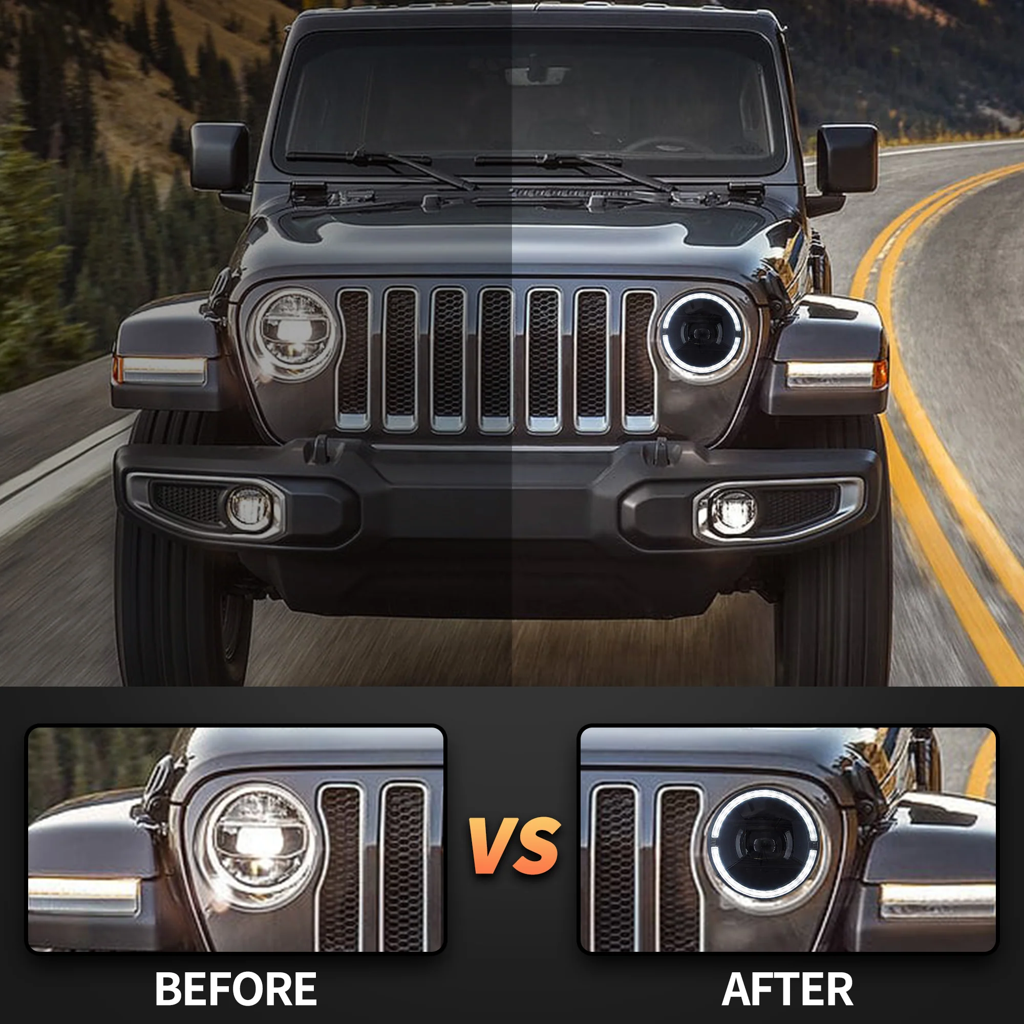 VLAND LED Taillights For Jeep Wrangler JL Gladiator JT 2018-2023 With Dynamic DRL [DOT.] - Image 7