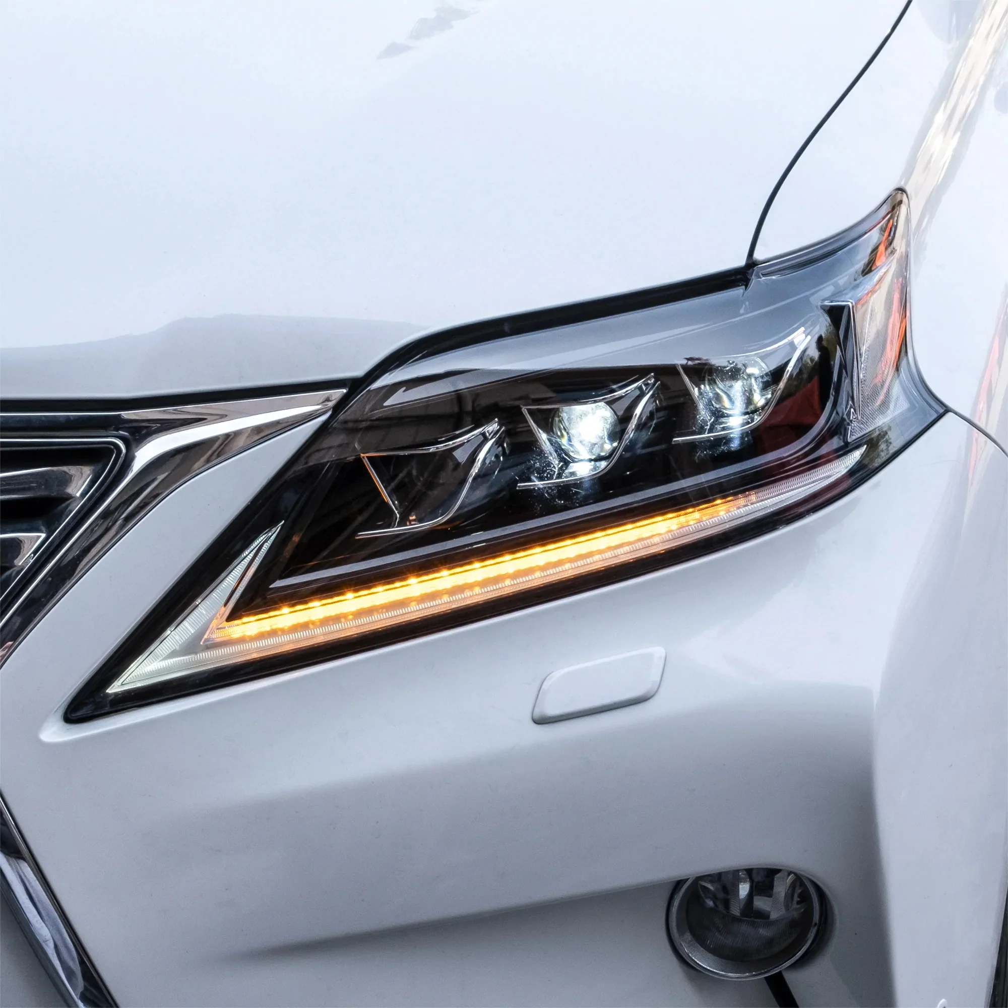 VLAND Headlights and Taillights For Lexus RX350 RX450h 2012-2014 F Sport 3rd gen (AL10) [Fits HID/Xenon Models] - Image 12